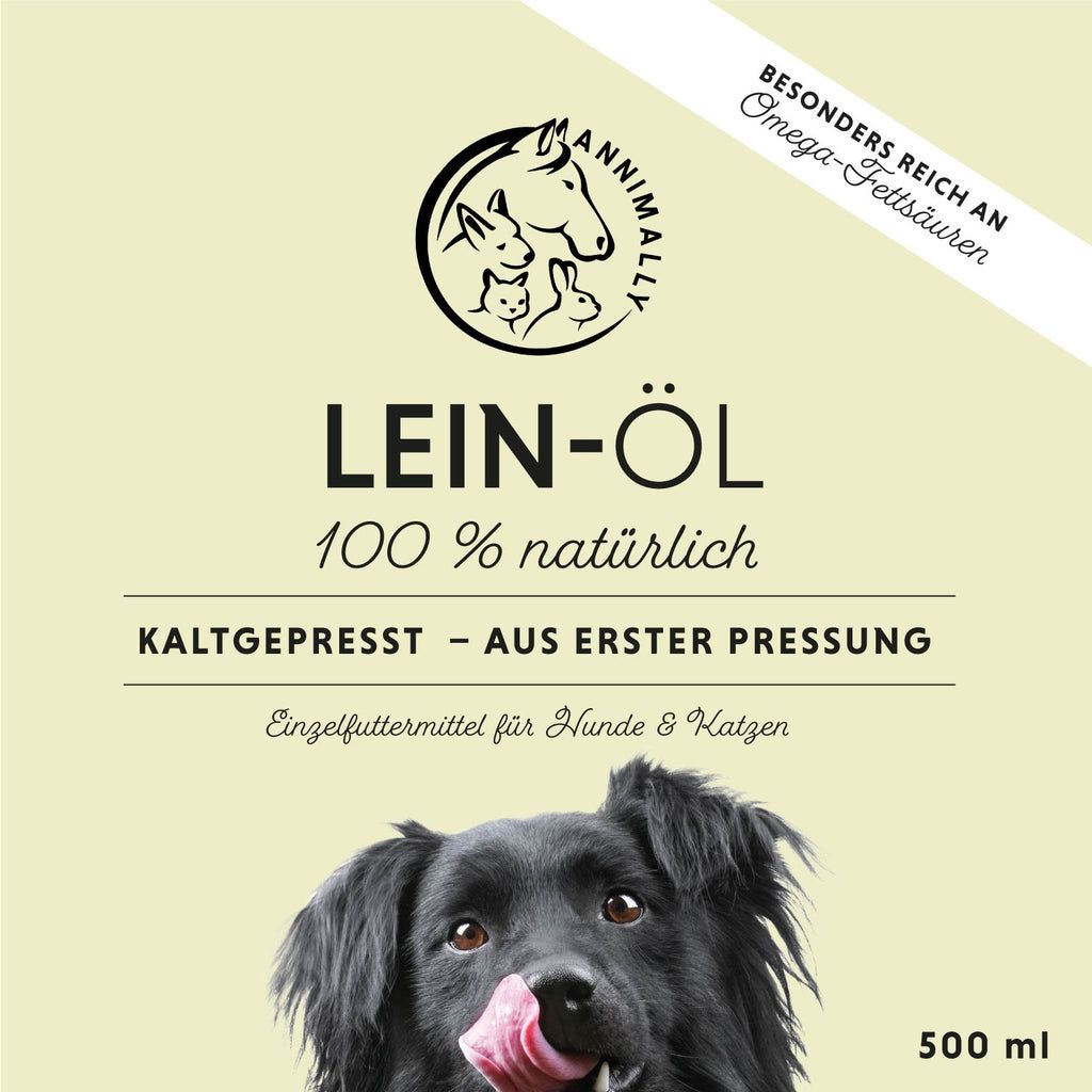 Annimally Leinöl 500 ml Öl