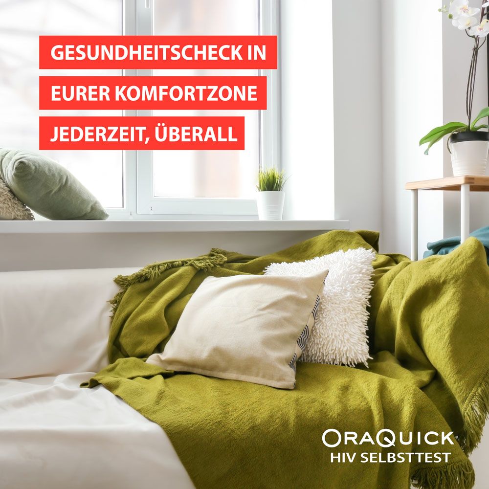 OraQuick HIV Selbsttest durch Mundabstrich