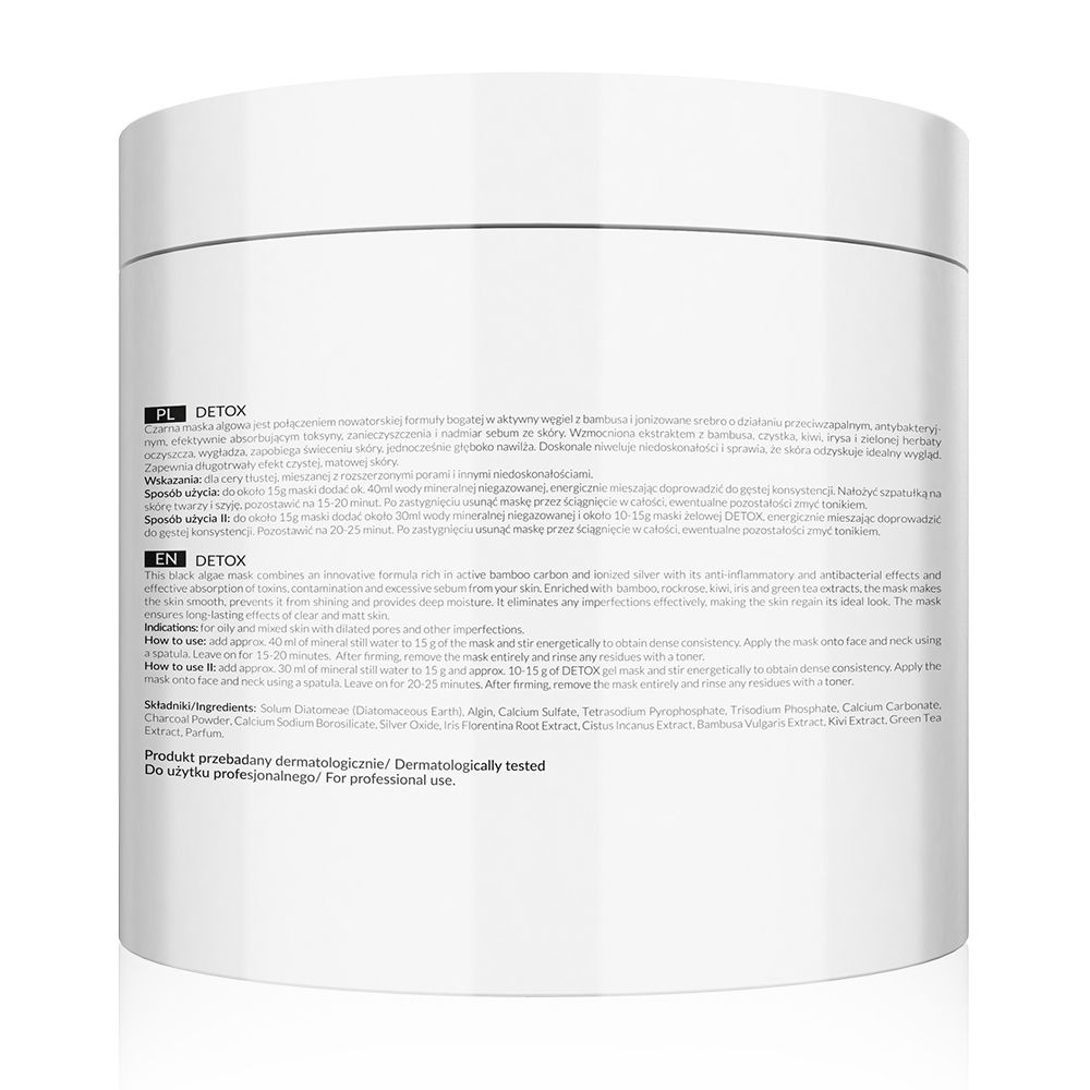 APIS DETOX Entgiftende Algenmaske mit Bambuskohle und ionisiertem Silber