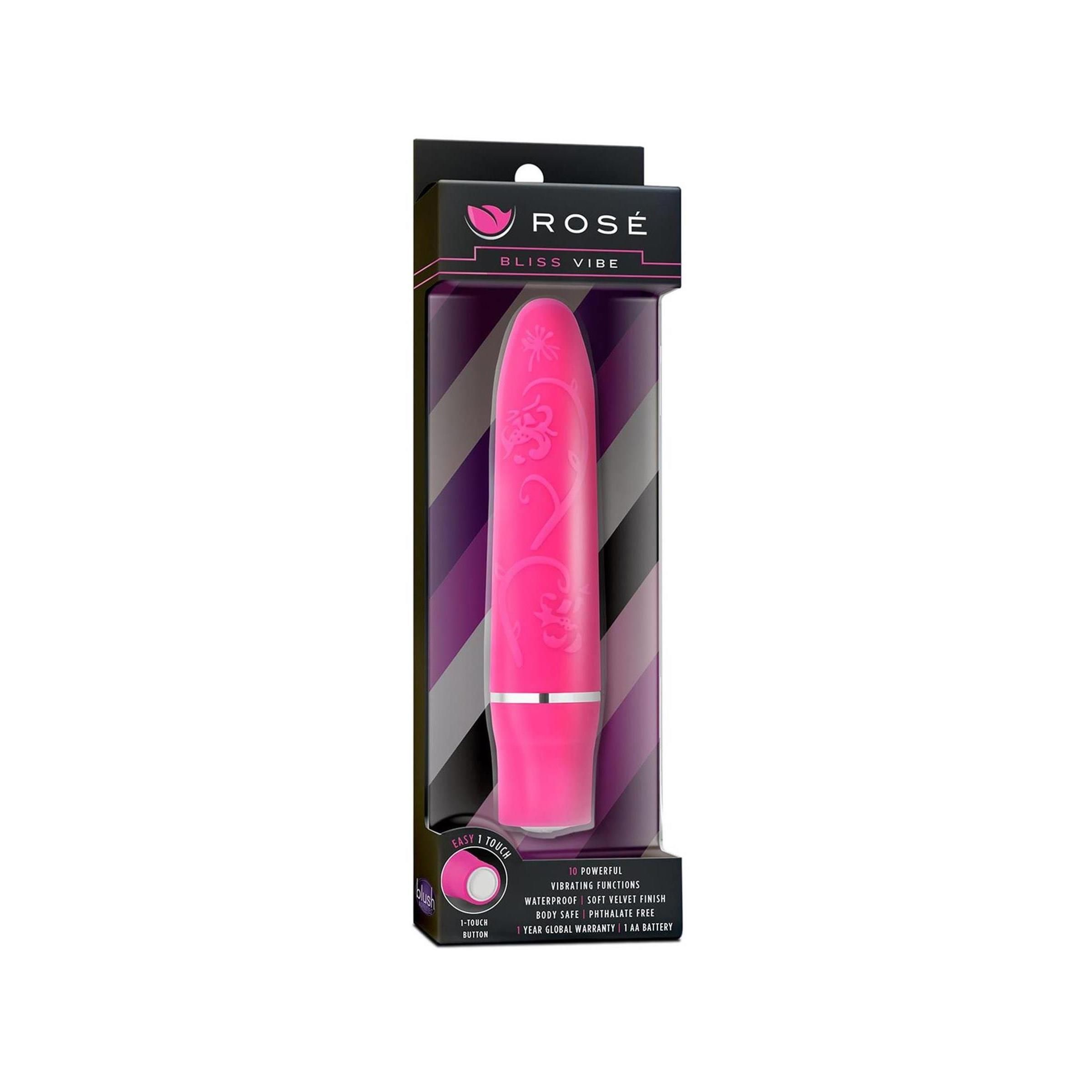 Rose – Bliss Vibe Mini-Vibrator – Pink