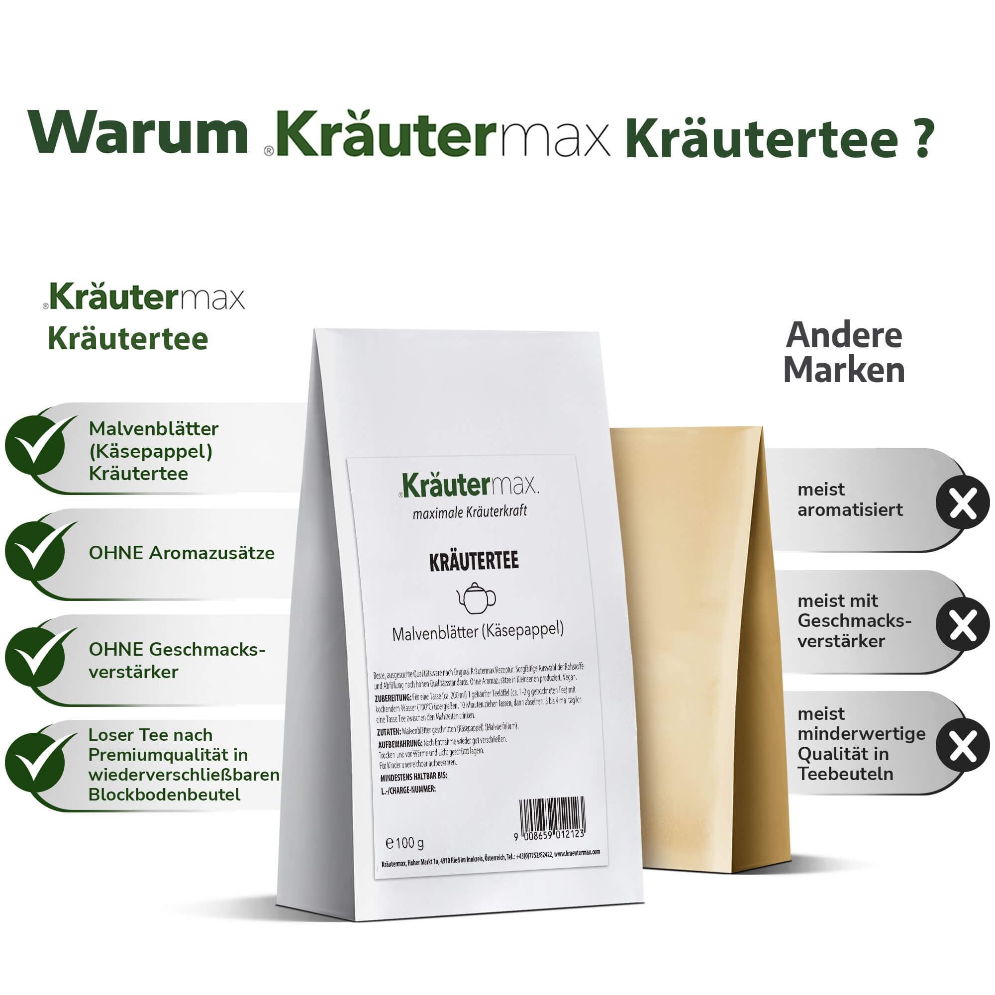 Kräutermax Käsepappel Tee 100 g