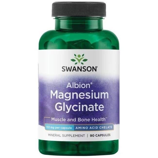 Swanson Albion Magnesiumglycinat 133 mg 90 St