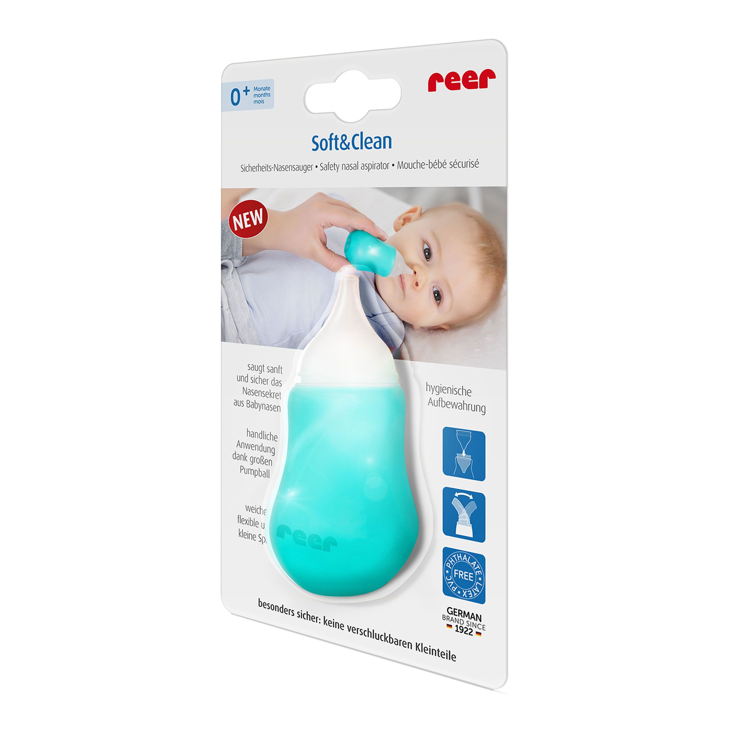 reer Sicherheits-Nasensauger SoftundClean für Babys