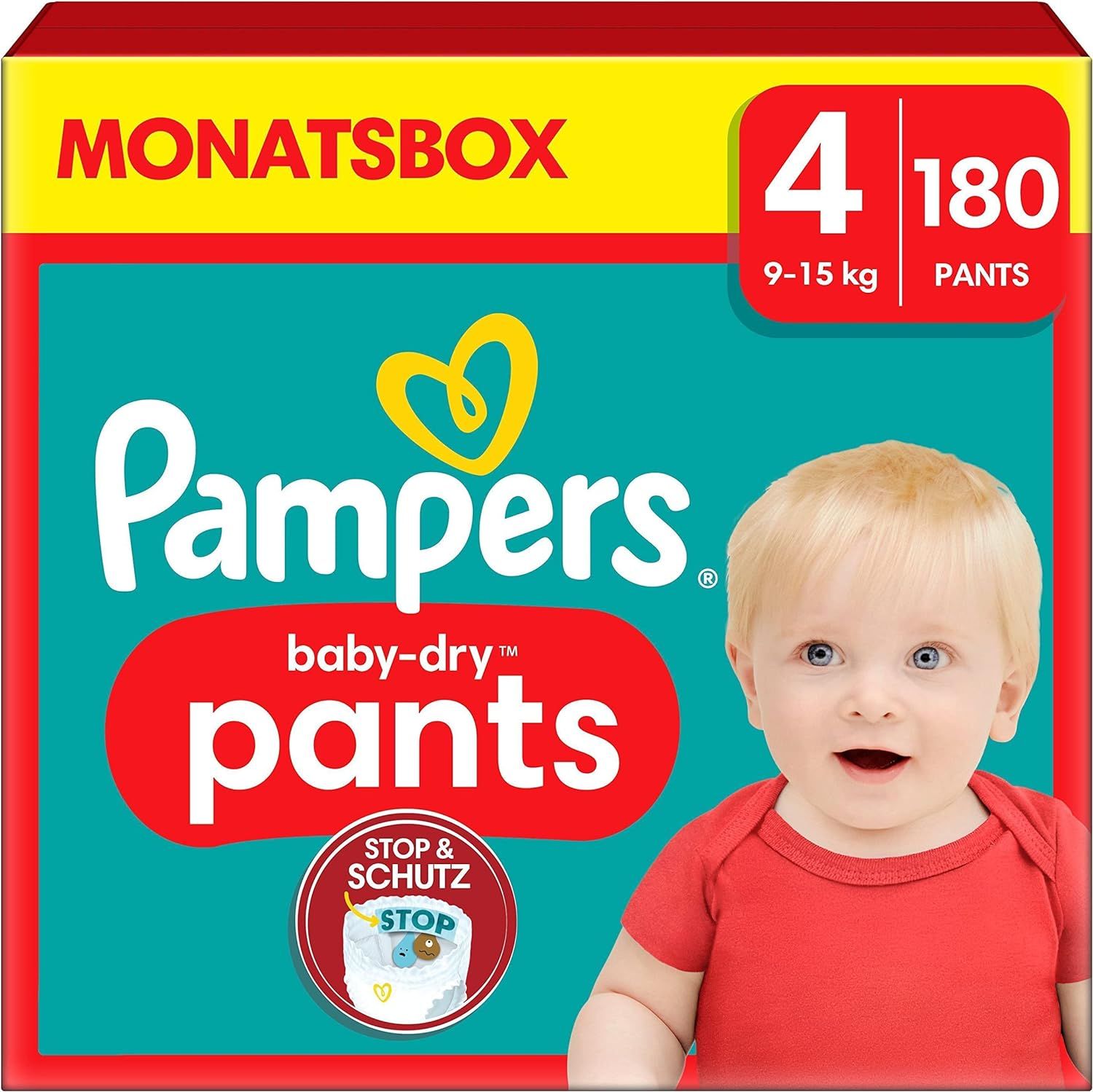 Pampers Windeln Pants Größe 4 (9-15kg) Baby-Dry