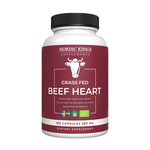 Nordic Kings Supplements Grass Fed Beef Heart