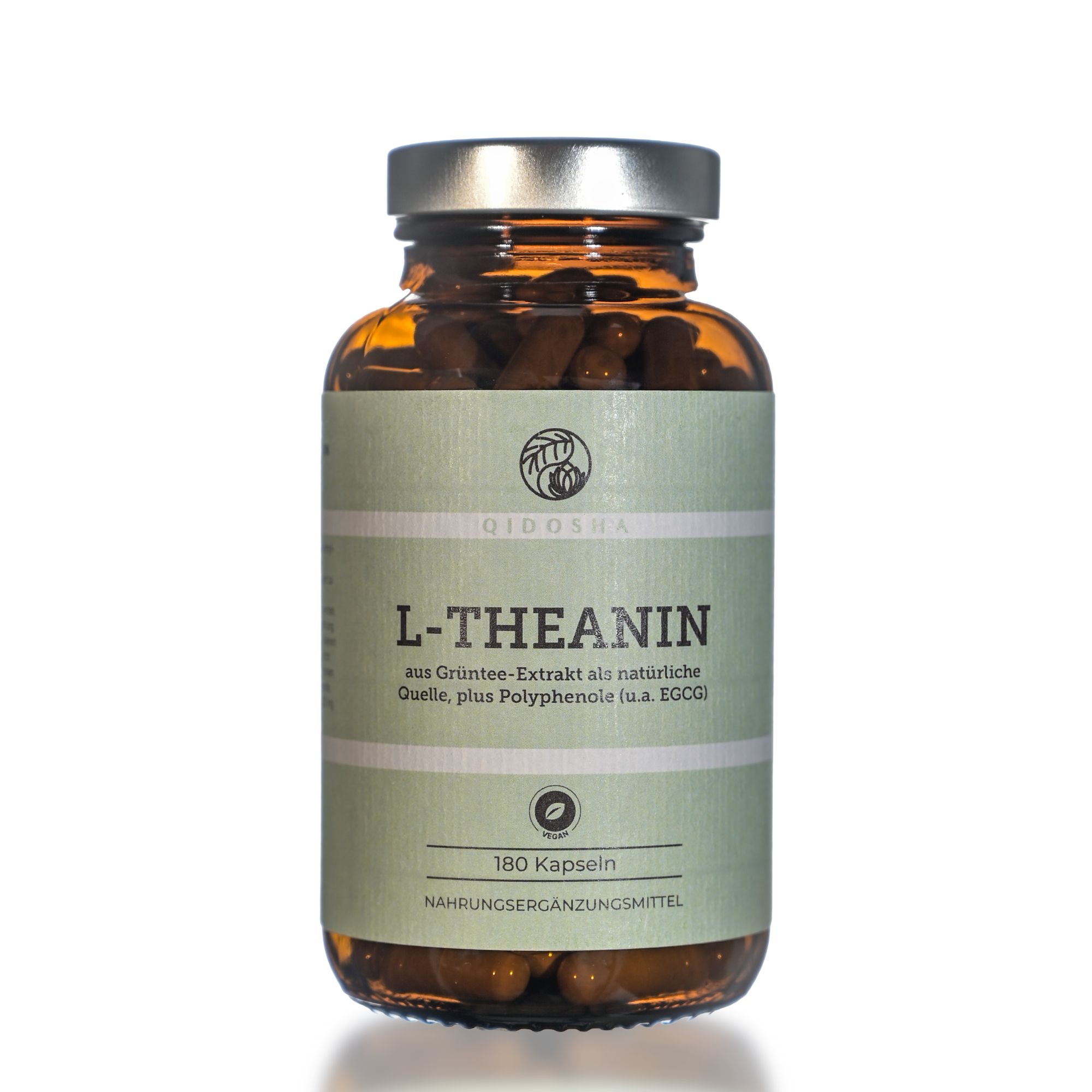 Qidosha L-Theanin & Egcg aus Grüntee-Extrakt 107 g Kapseln