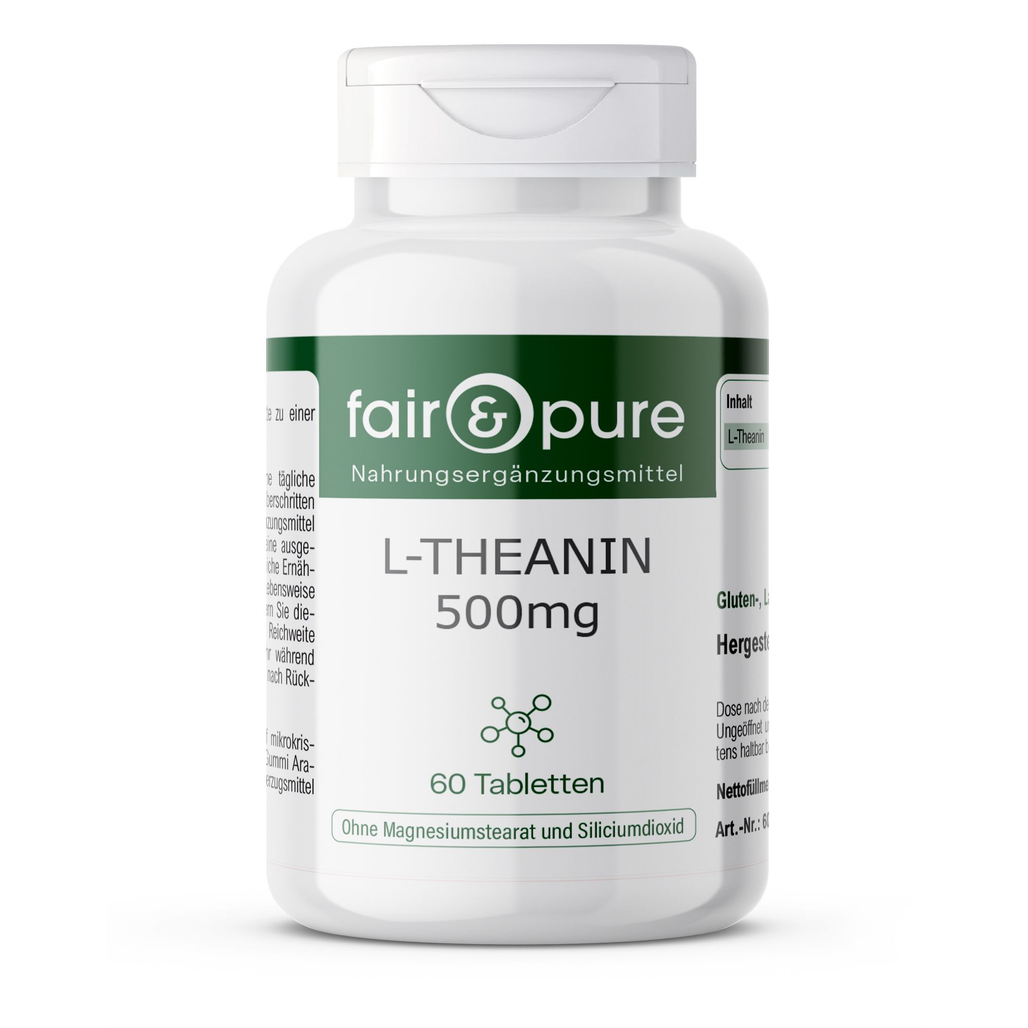 fair - pure | L Theanin 500mg schluckfreundlich 60 St