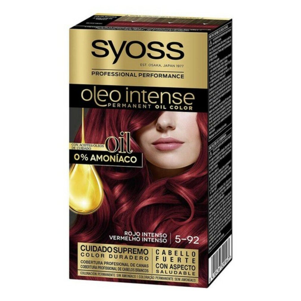 Syoss Oleo Intense Permanent Hair Color 5-92 Intense Red