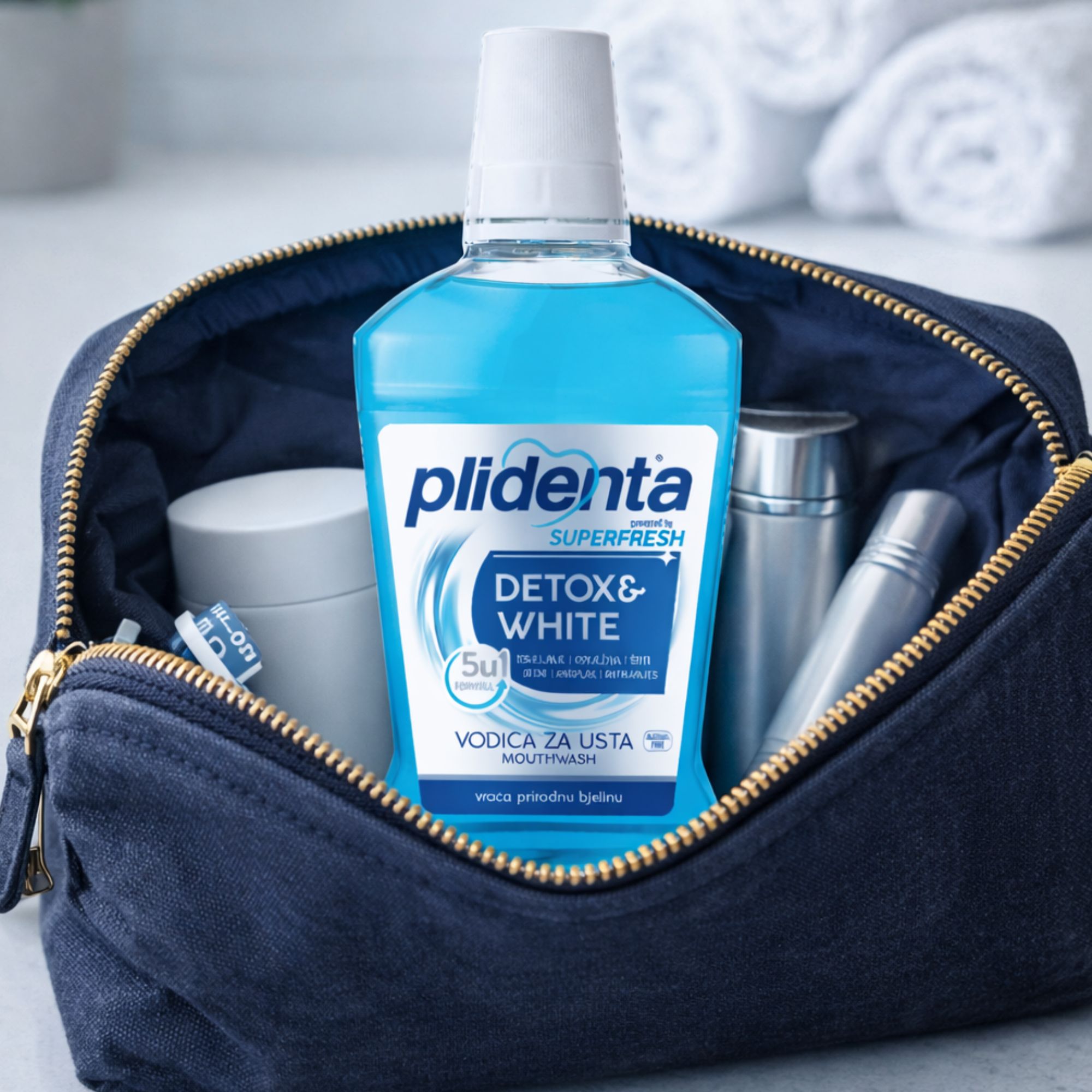 PLIDENTA Detox & White Mundspülung