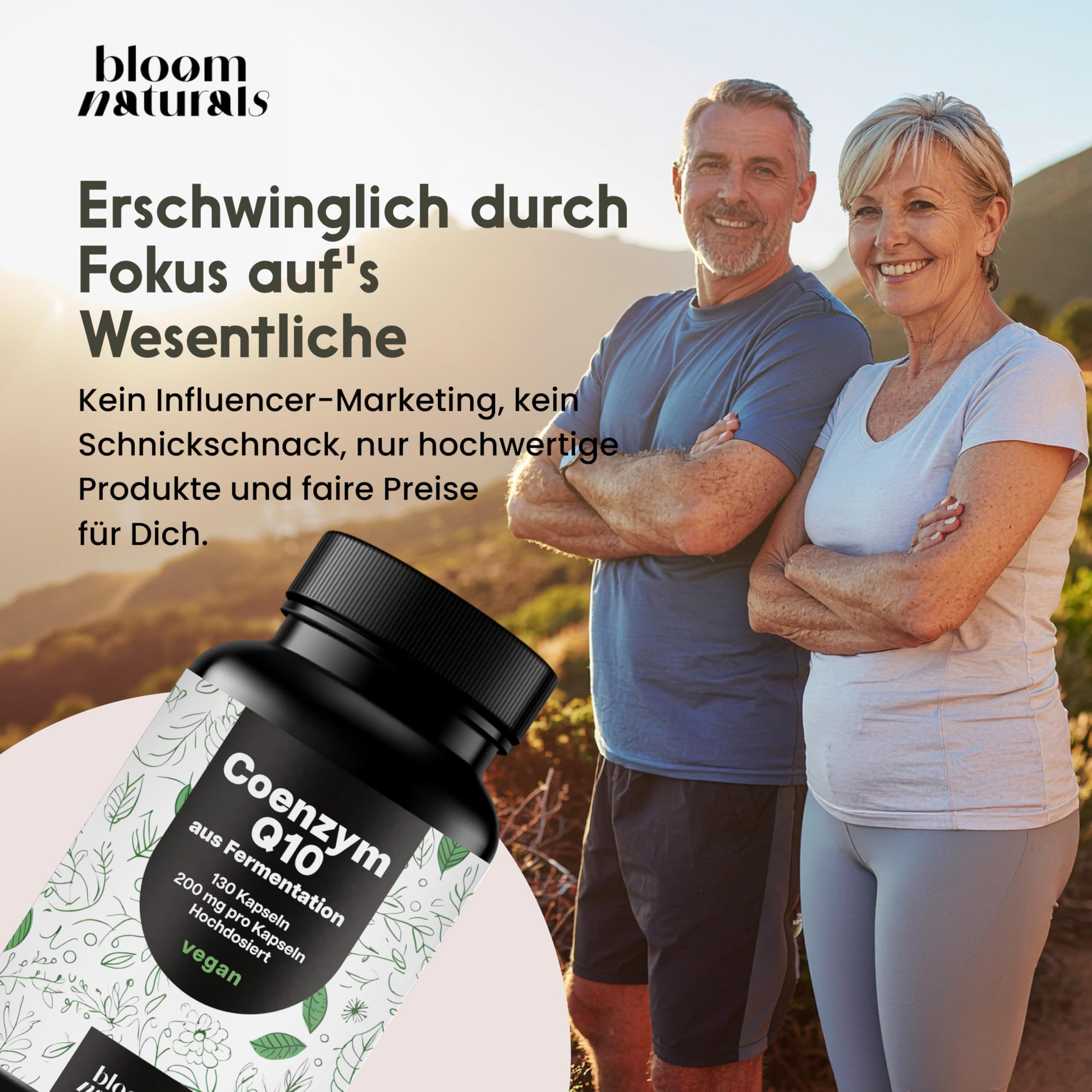 Bloom Naturals Coenzym Q10 Kapseln 200mg