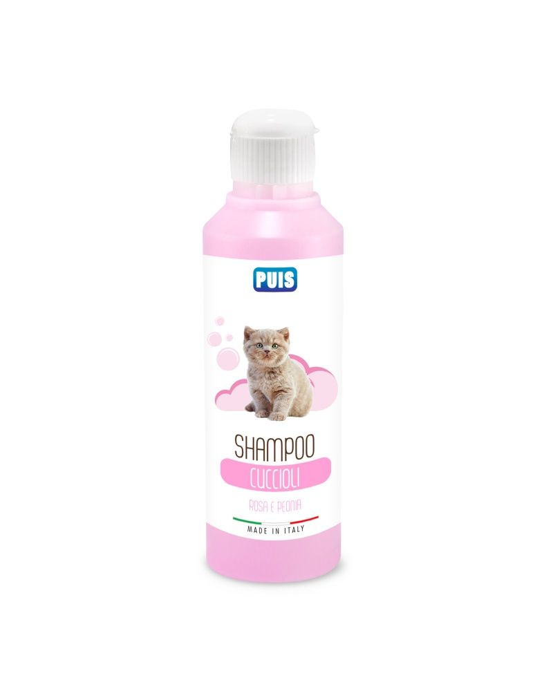 Puis Shampoo gatti cuccioli Rosa e Peonia