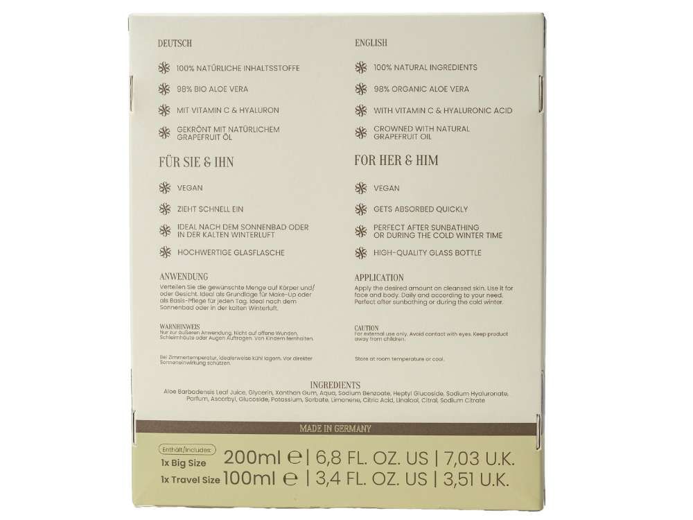 Soummé Set Aloe Vera Gel