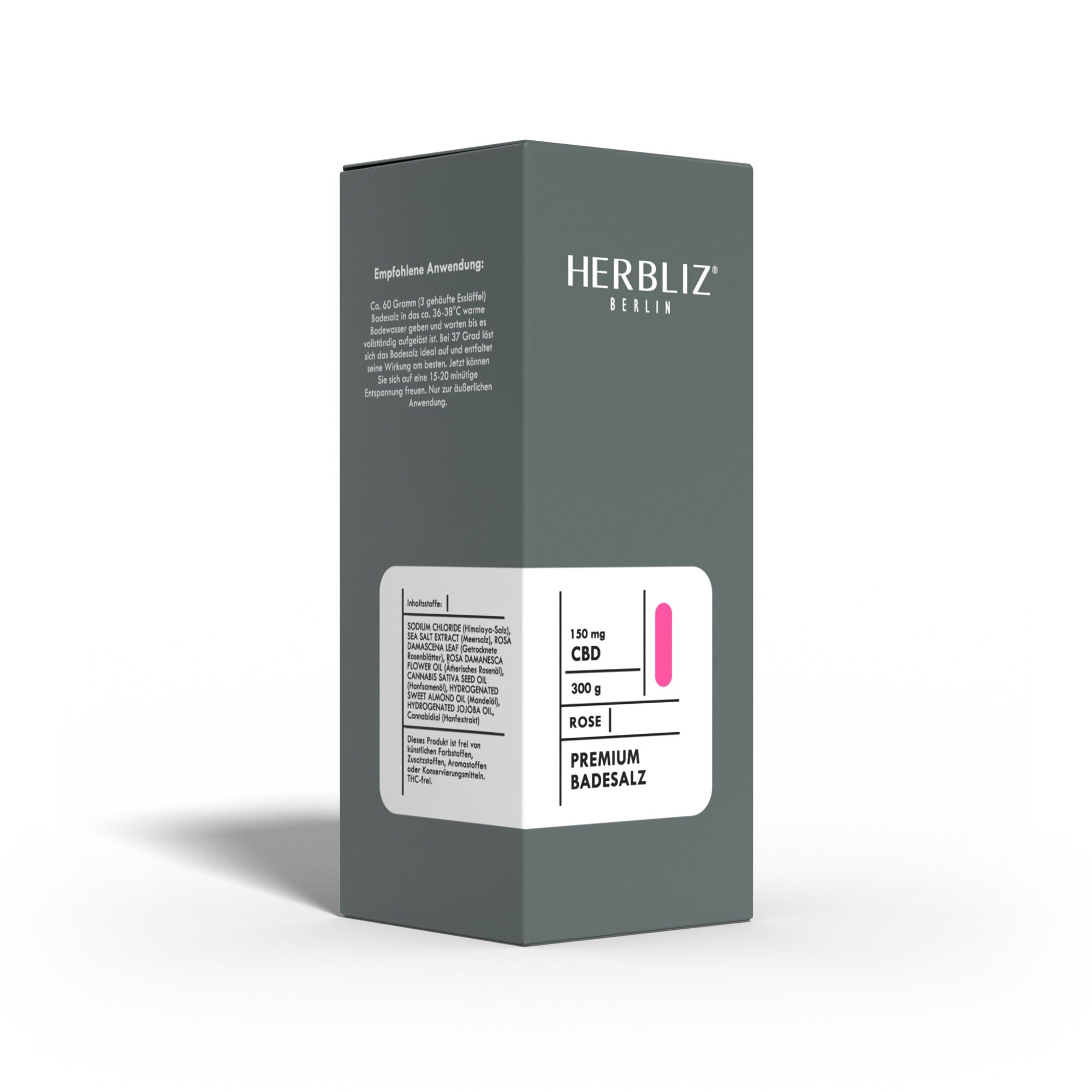 HERBLIZ Rose CBD Badesalz