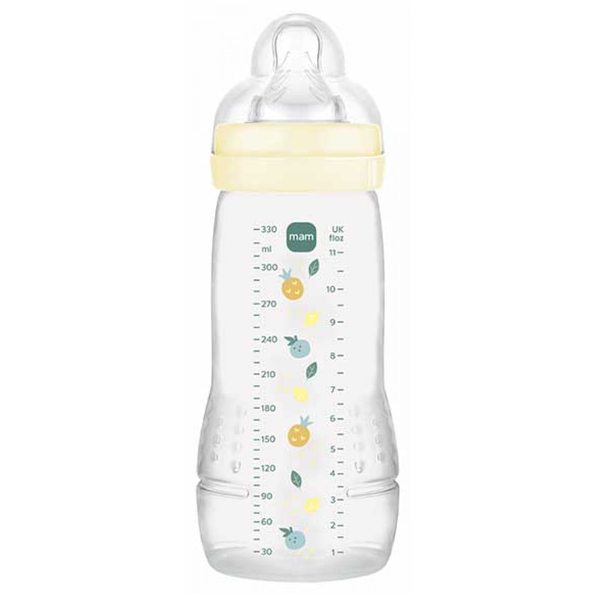 MAM Easy Active Babyflasche 6 Monate und älter Sehr Schneller Nahrungsfluss (Farbe : Pearl) 7,2x7,2x20,5 cm