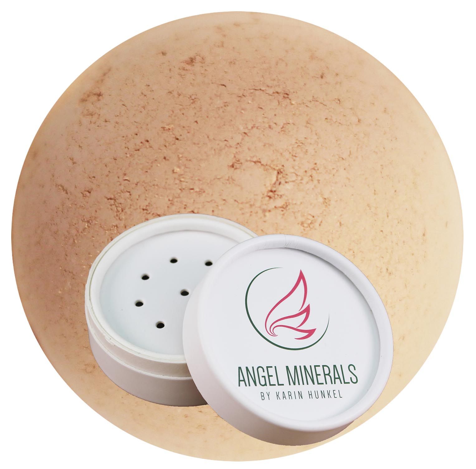 Angel Minerals Vegan Mineral Foundation - R3 Satin Shell Papier - 5g