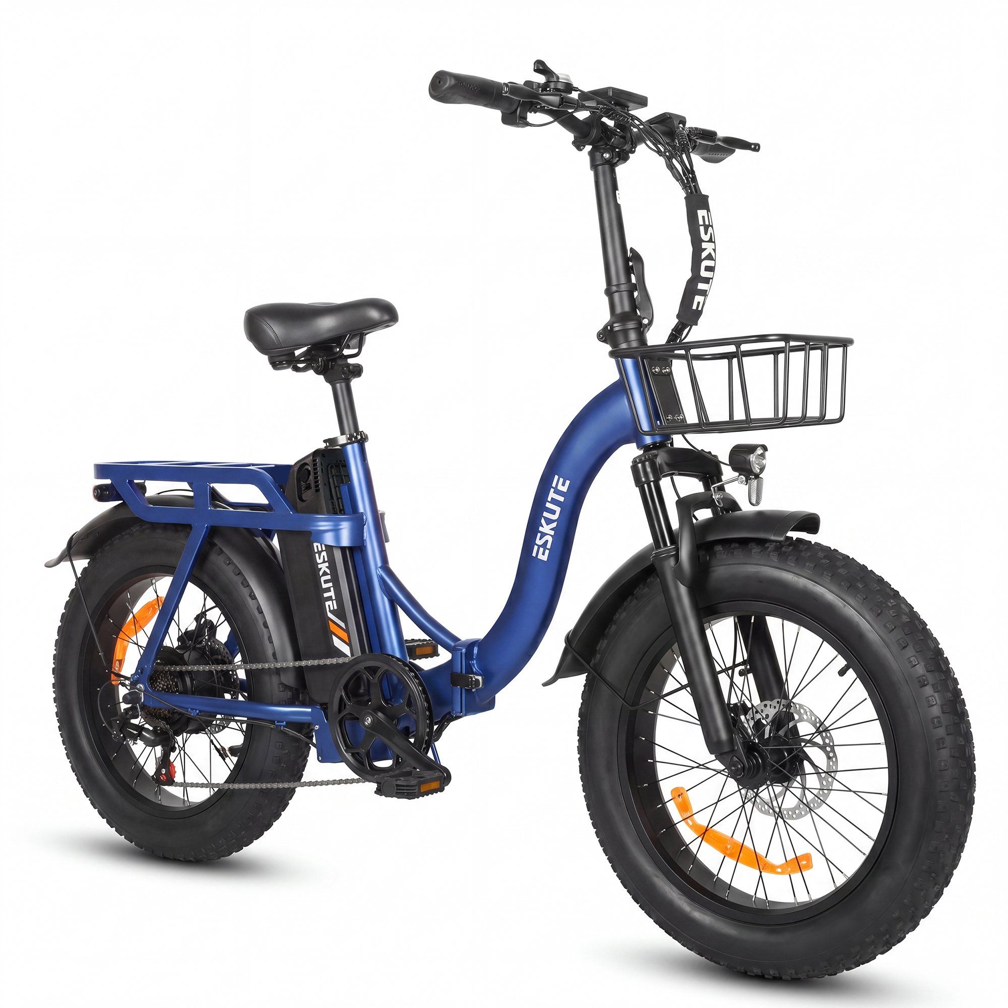 Eskute D202 Faltbares E-Bike mit Frontkorb, 48 V, 20,8 Ah 1 St