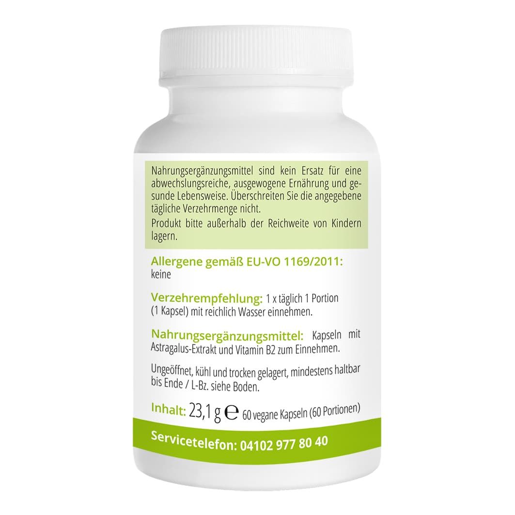 APOrtha® Astragalus-Extrakt Kapseln - Astragalosid IV - 50 mg