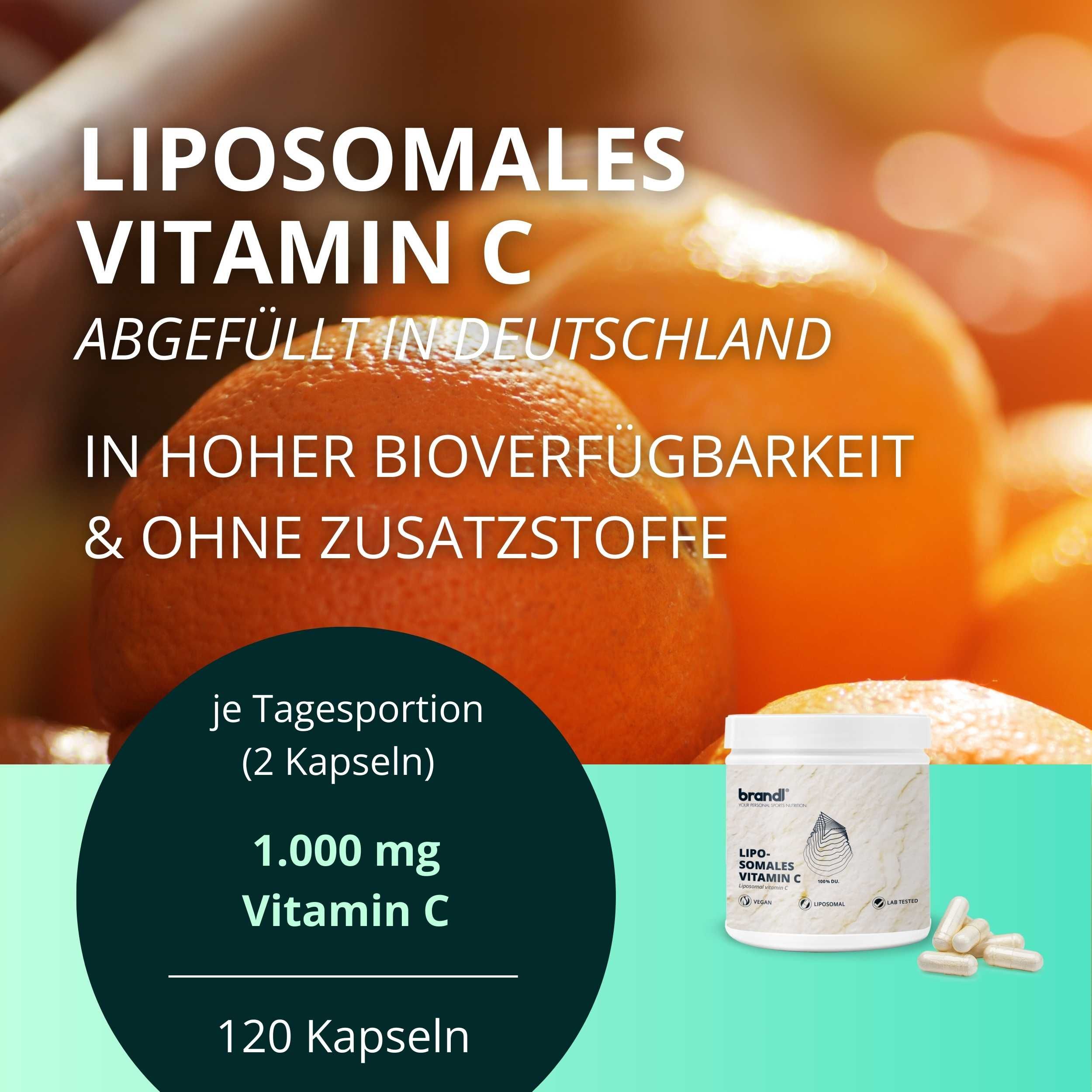 brandl® Liposomales Vitamin C (Ascorbinsäure) 120 St Kapseln