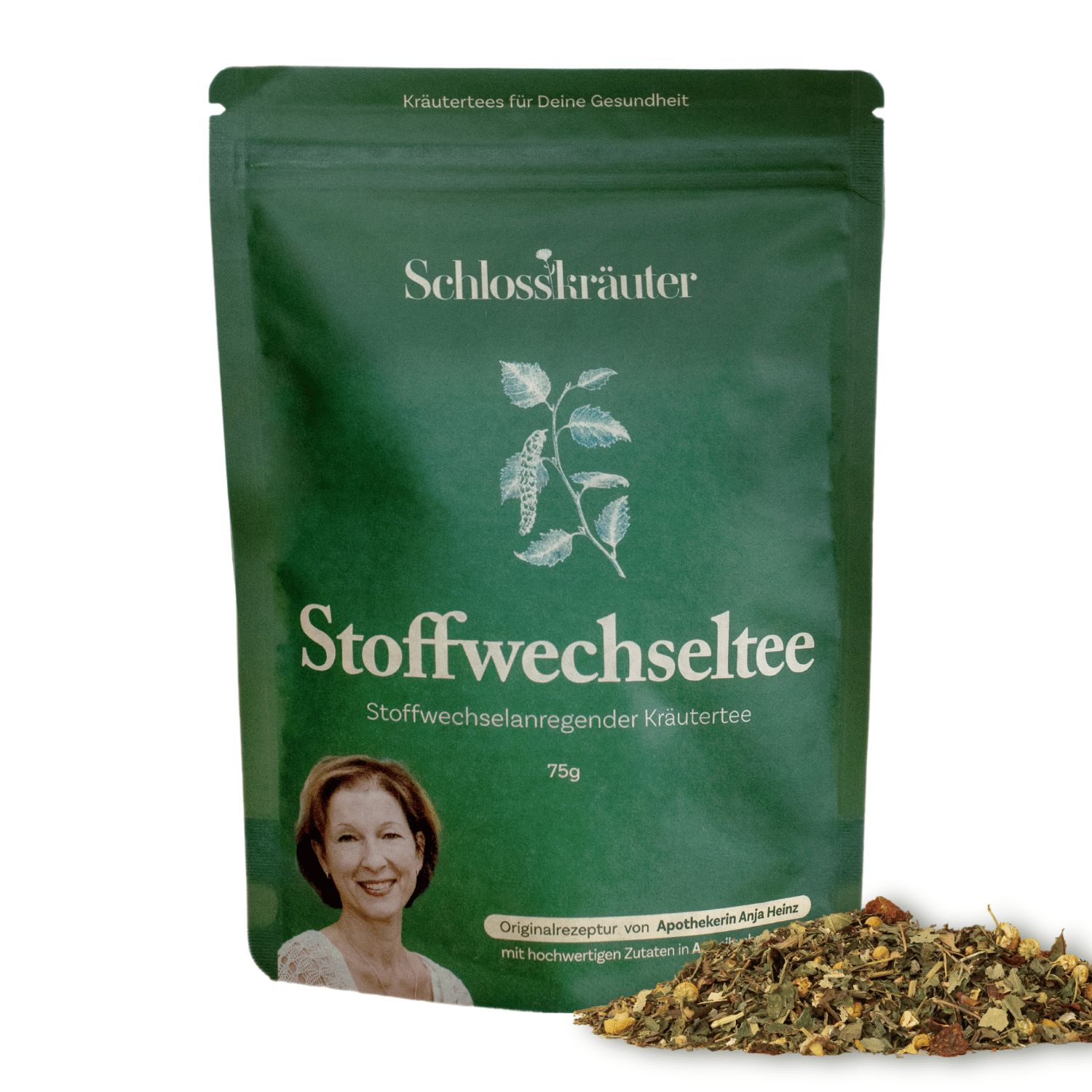 Schlosskräuter Stoffwechseltee mit Brennnessel | Stoffwechsel anregen Brennnesseltee 100% Natürlich
