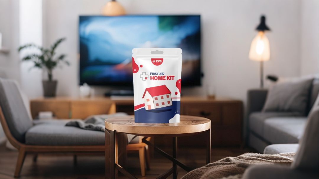 PVS Home First Aid Kit im platzsparenden Beutel