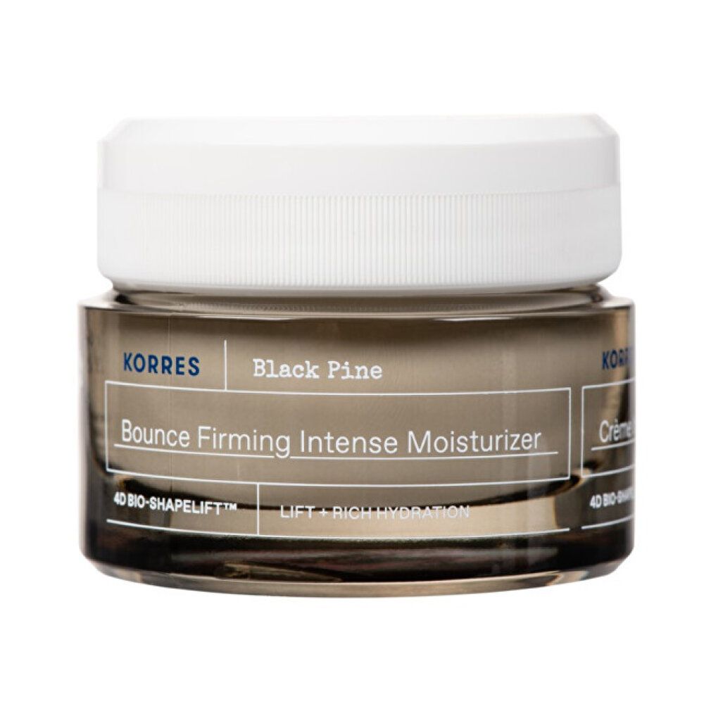 Korres Black Pine Bounce Firming Intense Moisturizer Tiegel.