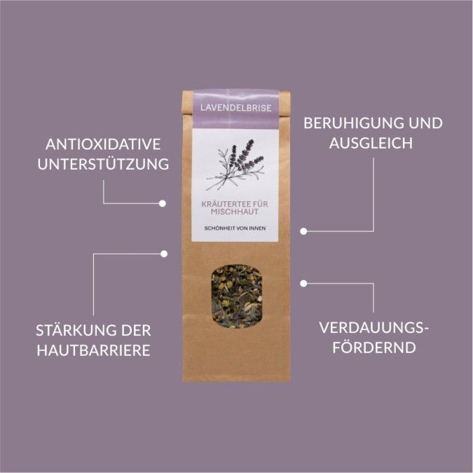 Bio Beauty-Kräutertee Lavendelbrise für die Mischhaut