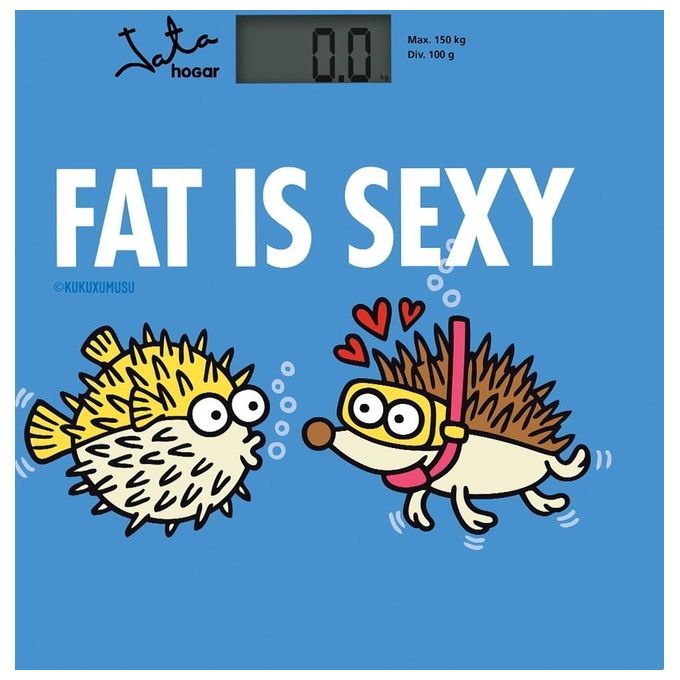 JATA Mod 294K Quadrato Multicolore Bilancia pesapersone elettronica