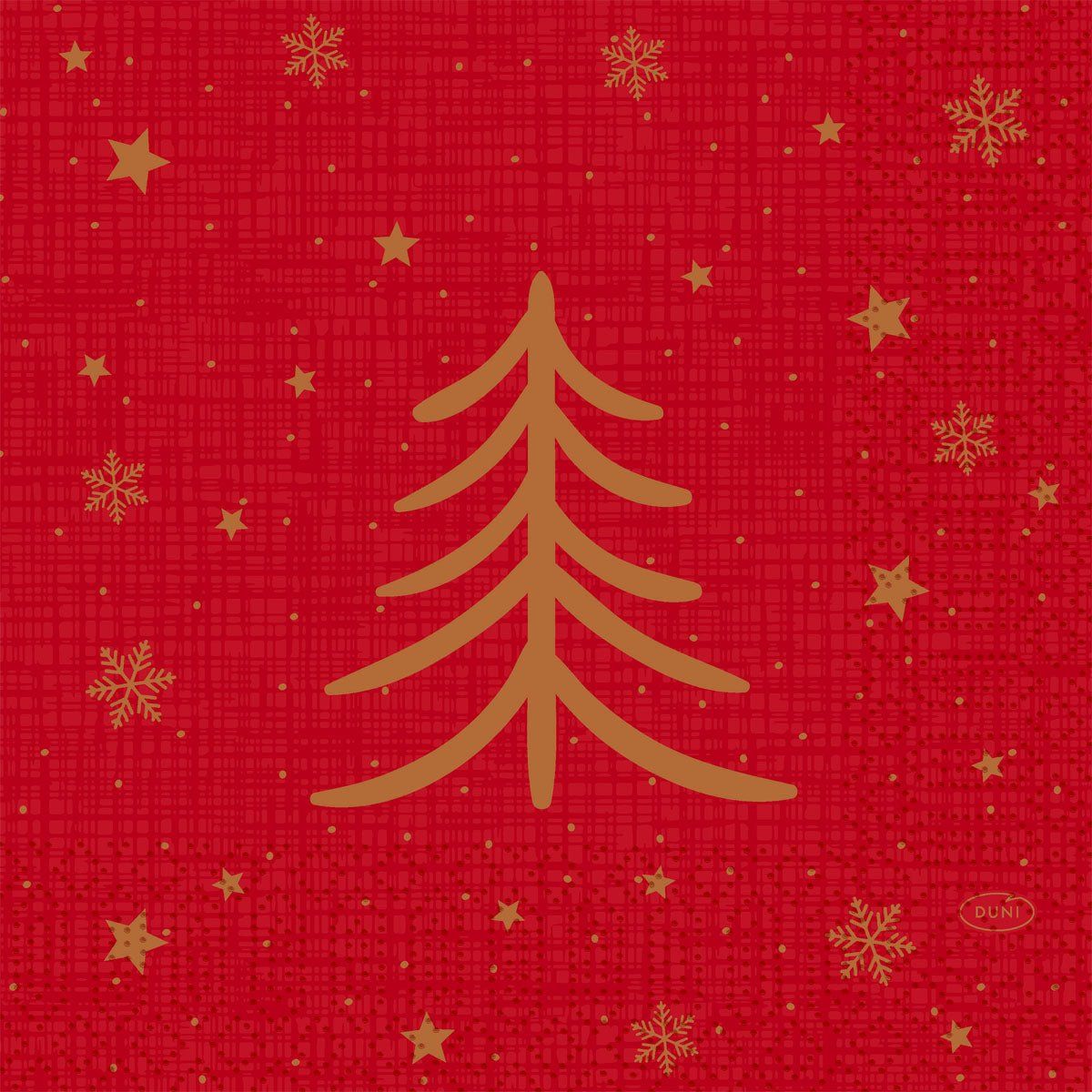 Servietten 33x33 3-lagig Shimmer Trees 250 St Tücher