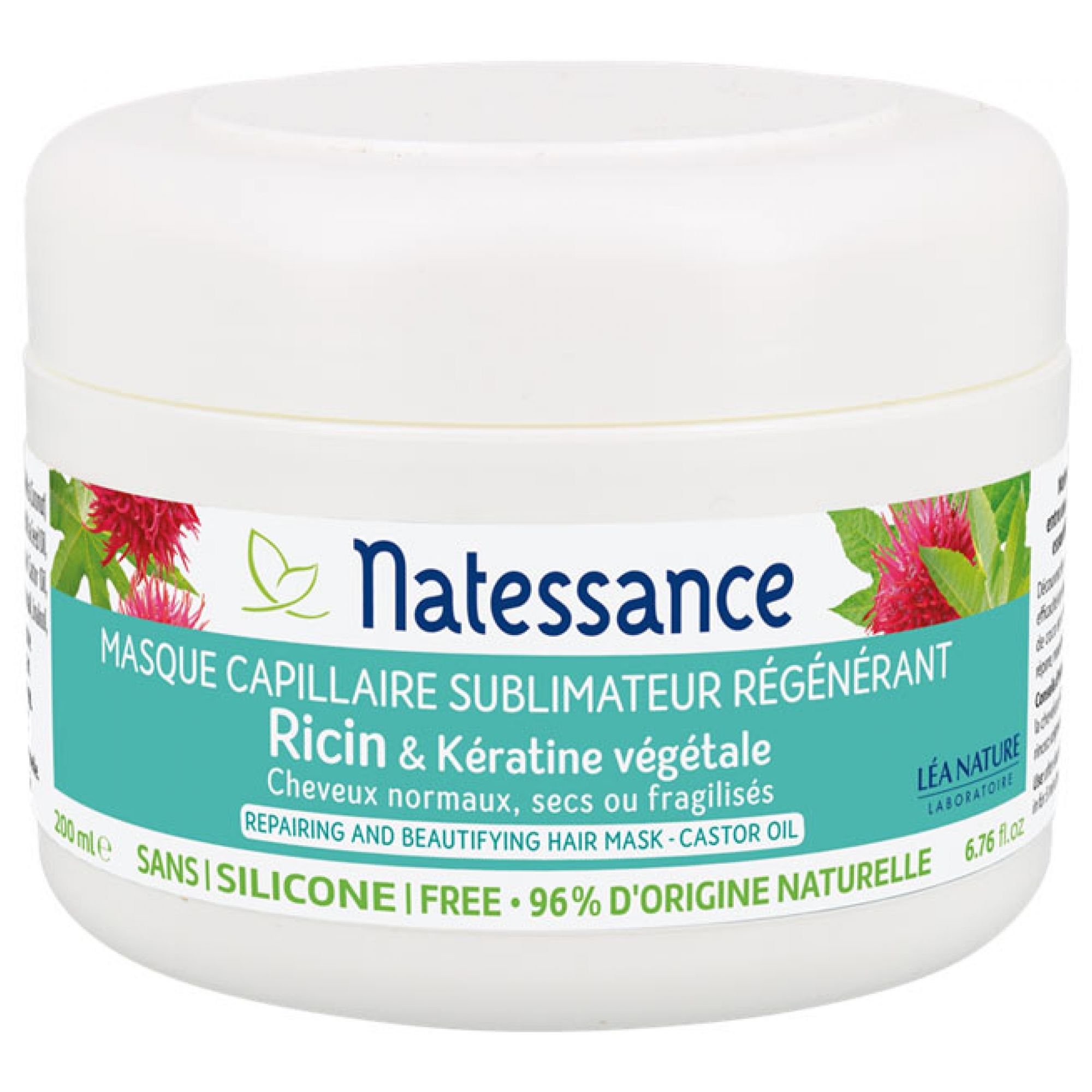 Natessance Haarmaske Rizinus 6x8x8 cm