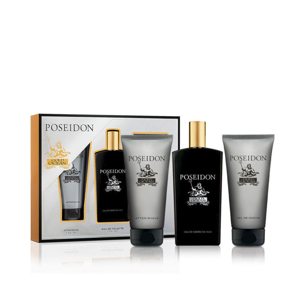 Instituto Español Poseidon Gold Ocean For Men EdT  Set 3 Artikel