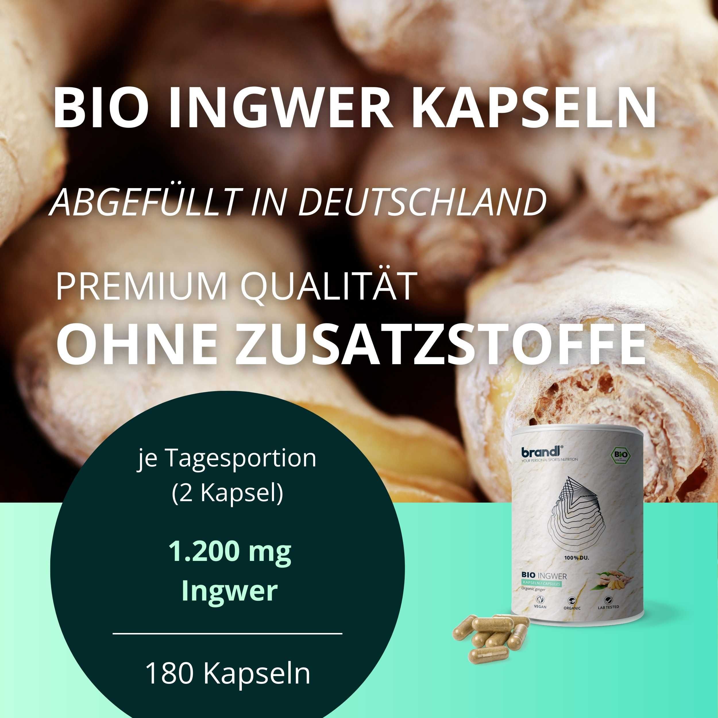 brandl® Bio Ingwer (Ginger) 360 St Kapseln