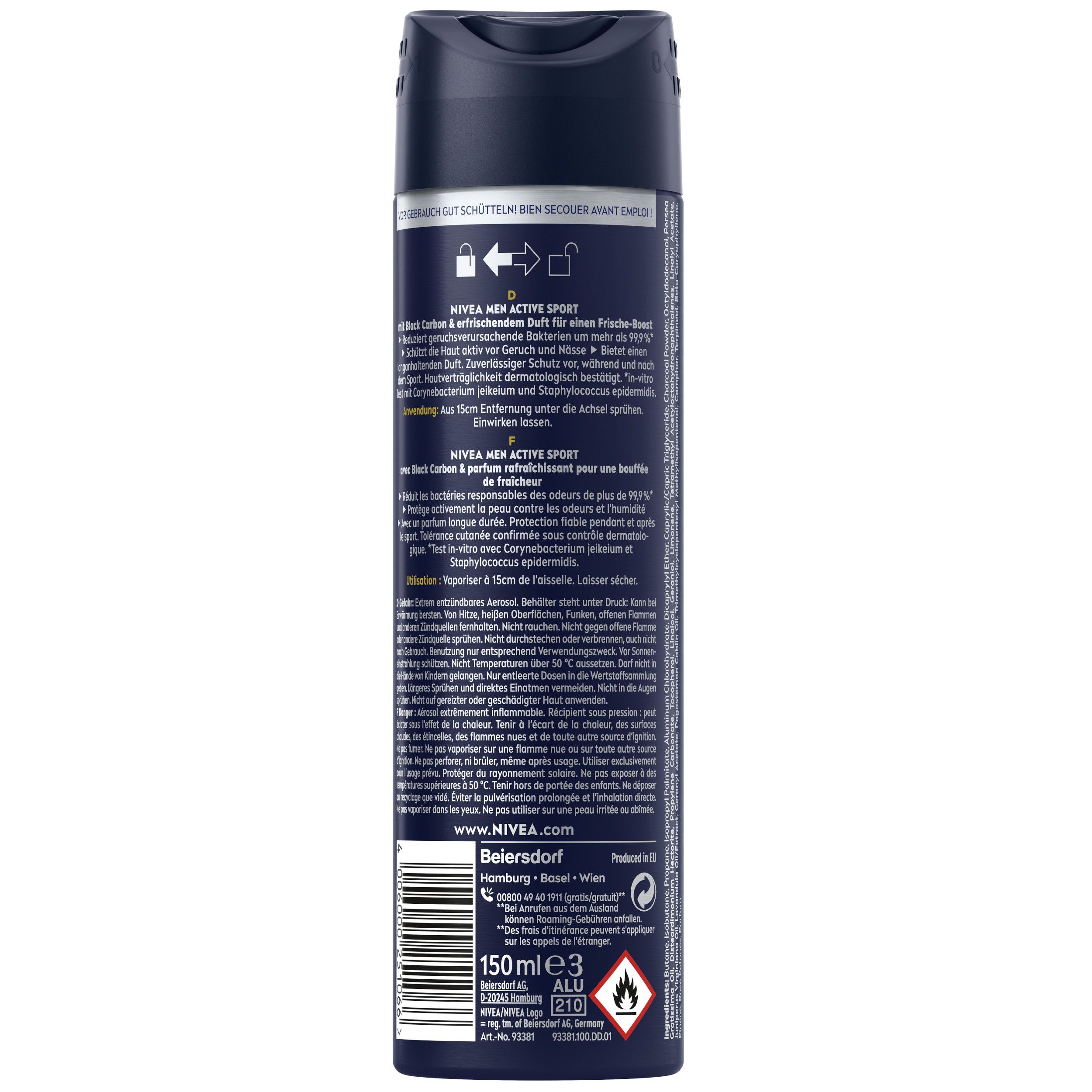 NIVEA MEN Deodorant Active Sport Limited Edition Deo Spray