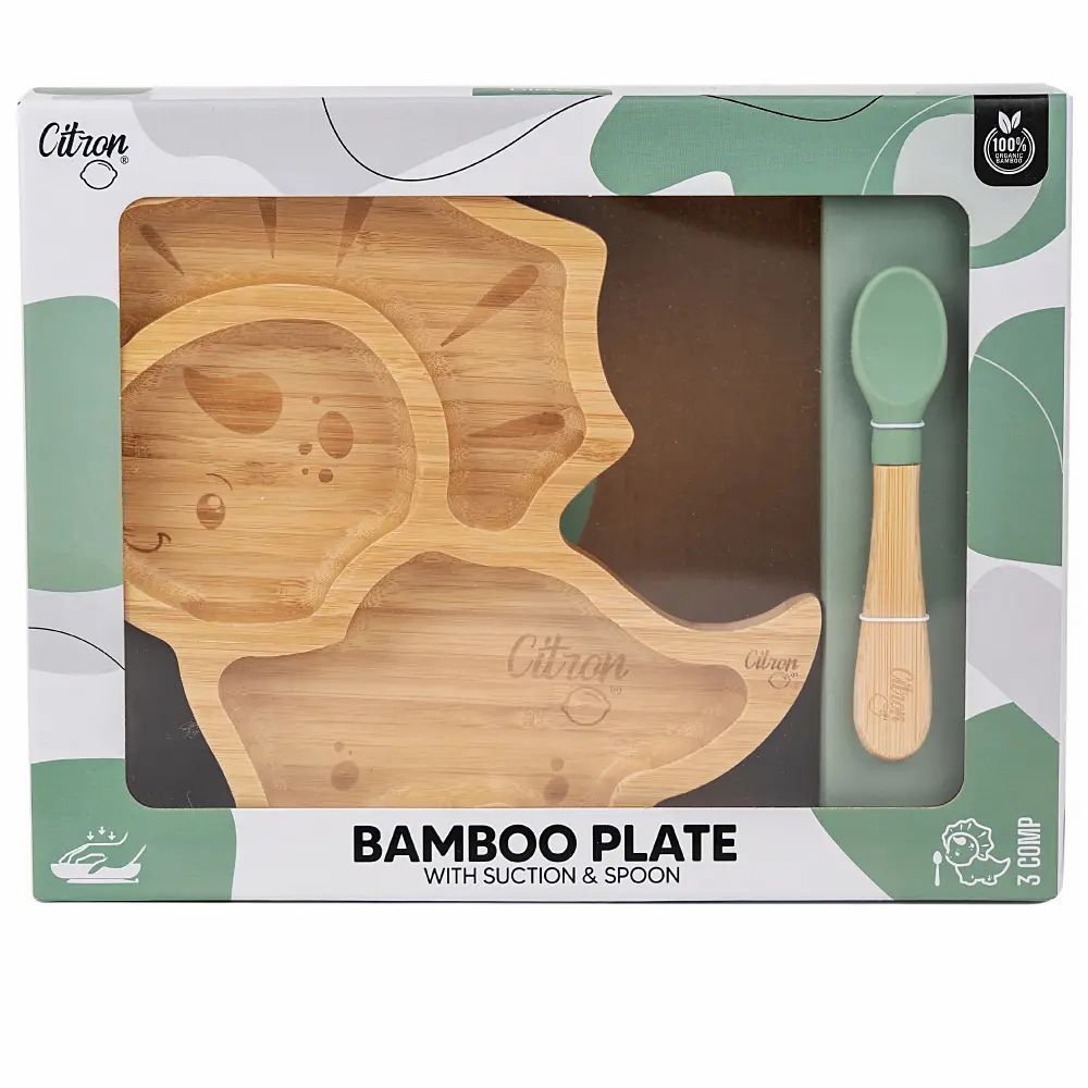 Citron Piatto in Bamboo Dinosauro