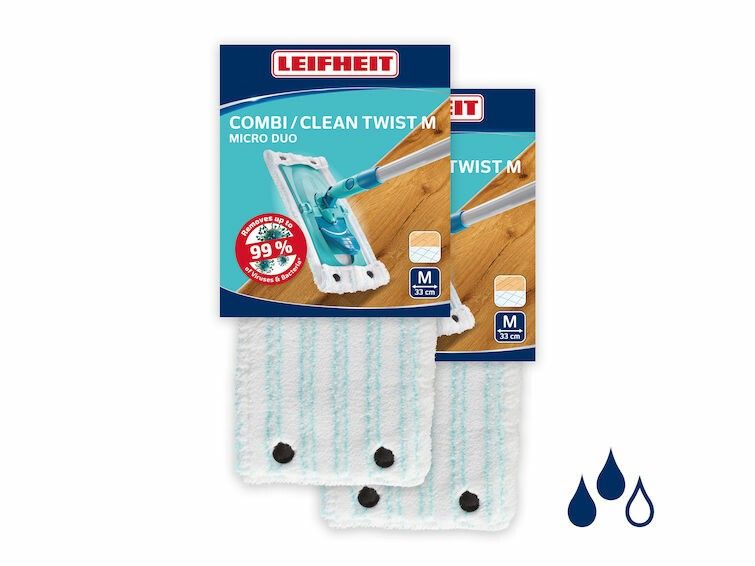 Leifheit Set Wischbezug Clean Twist M / Combi micro duo 2 St