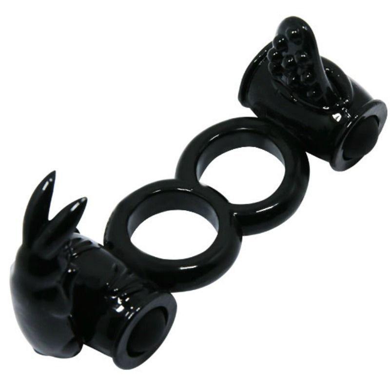 Baile - Doppel-Vibrationsring mit Doppelhasen 1 St