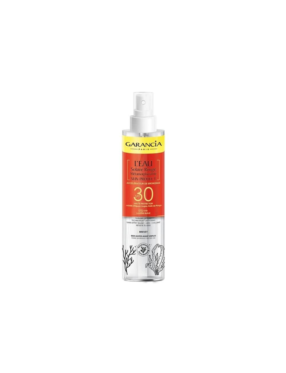 Garancia Rotes Verwandelndes Sonnenwasser Sun Protect Spf30 1 18,5x4x4 ml Spray