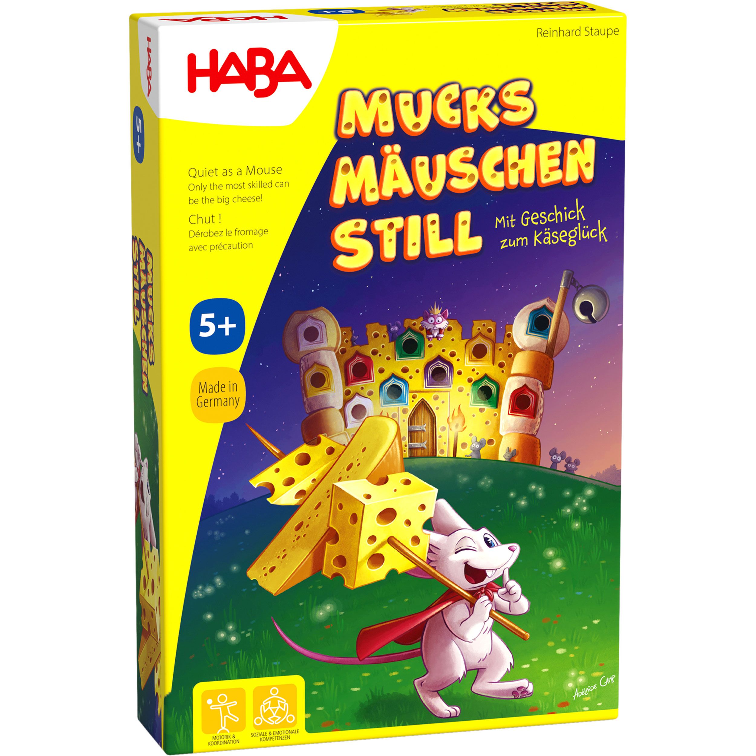 Haba Mucksmäuschenstill, Geschicklichkeitsspiel, ab 5 Jahren 1 St