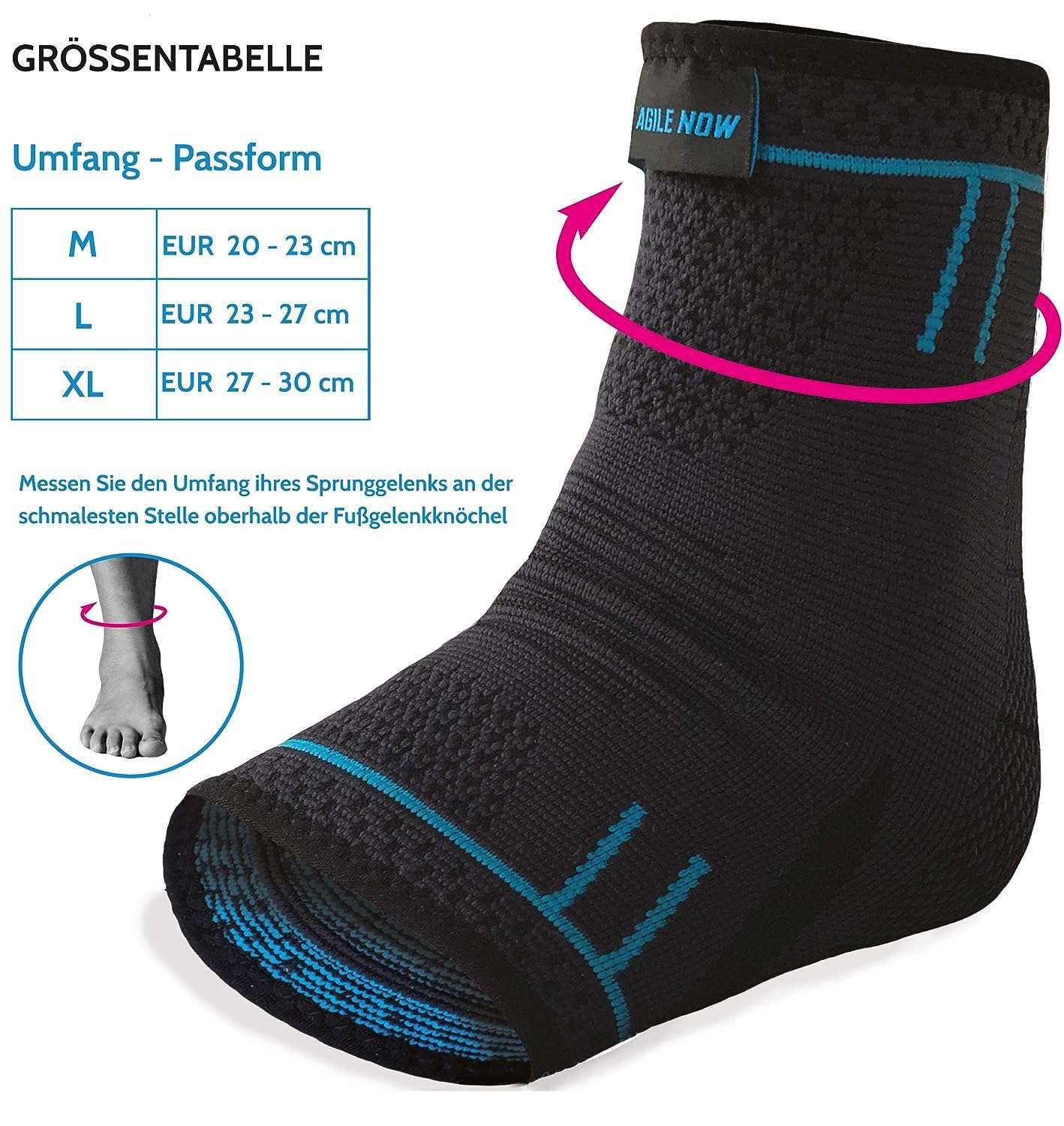 AGILE NOW Sprunggelenkbandage