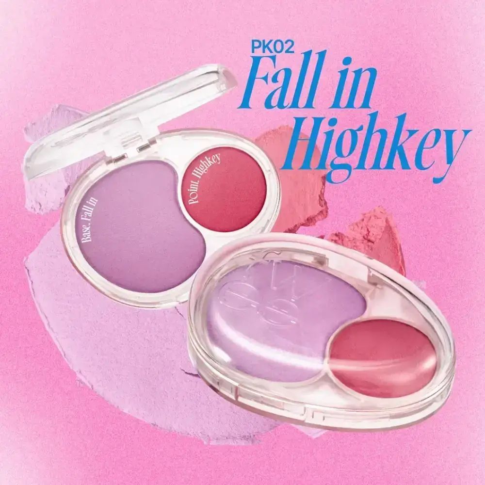 FWEE Mellow Dual Blusher PK02 Fall in Highkey – Zweifarbiger Rouge