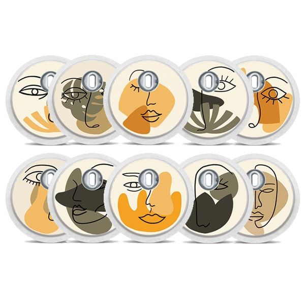 Diasticker® FreeStyle Libre 3 Sticker 'Abstrakt' 10 St