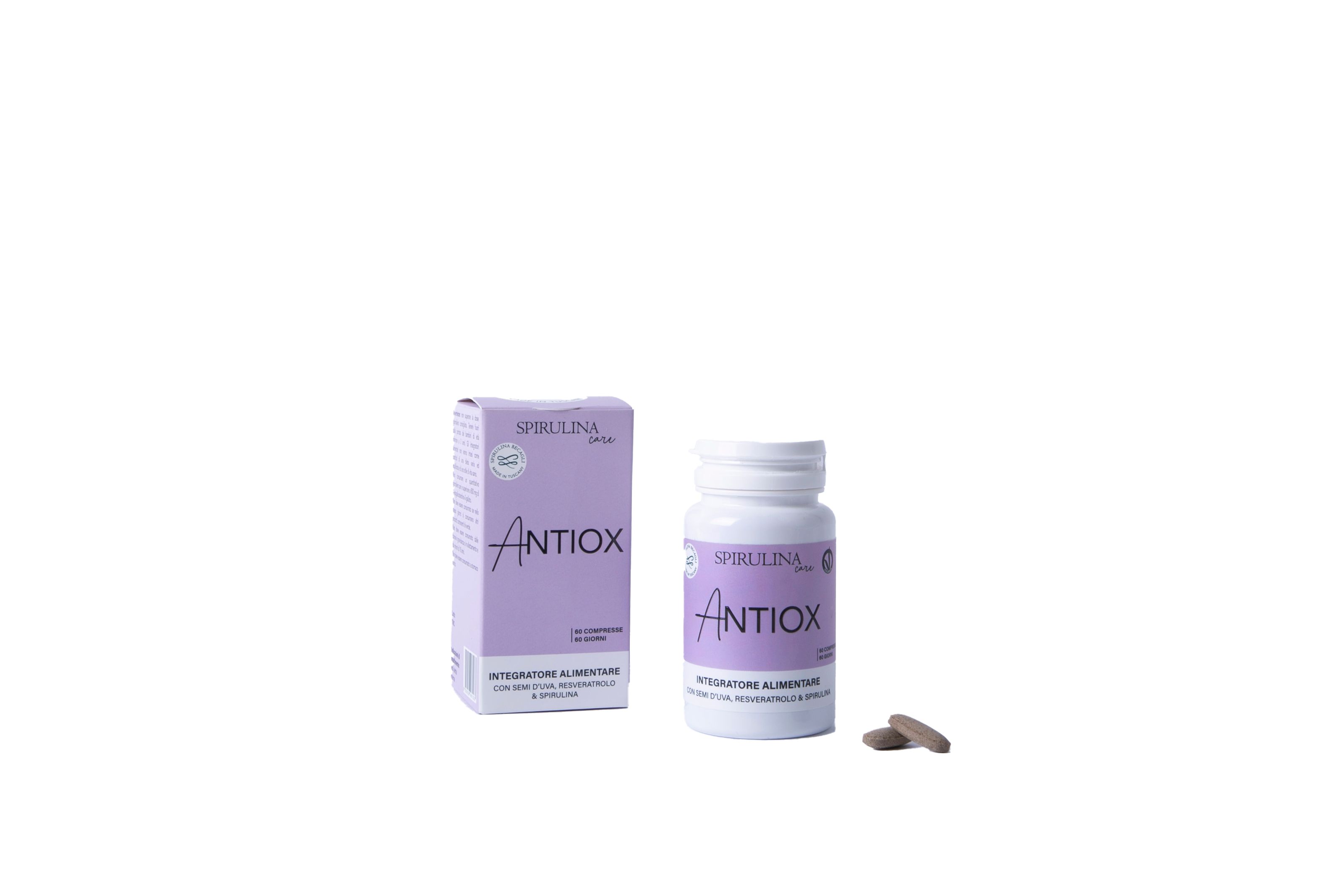 Spirulina Becagli Antiox - Integratore naturale antiage