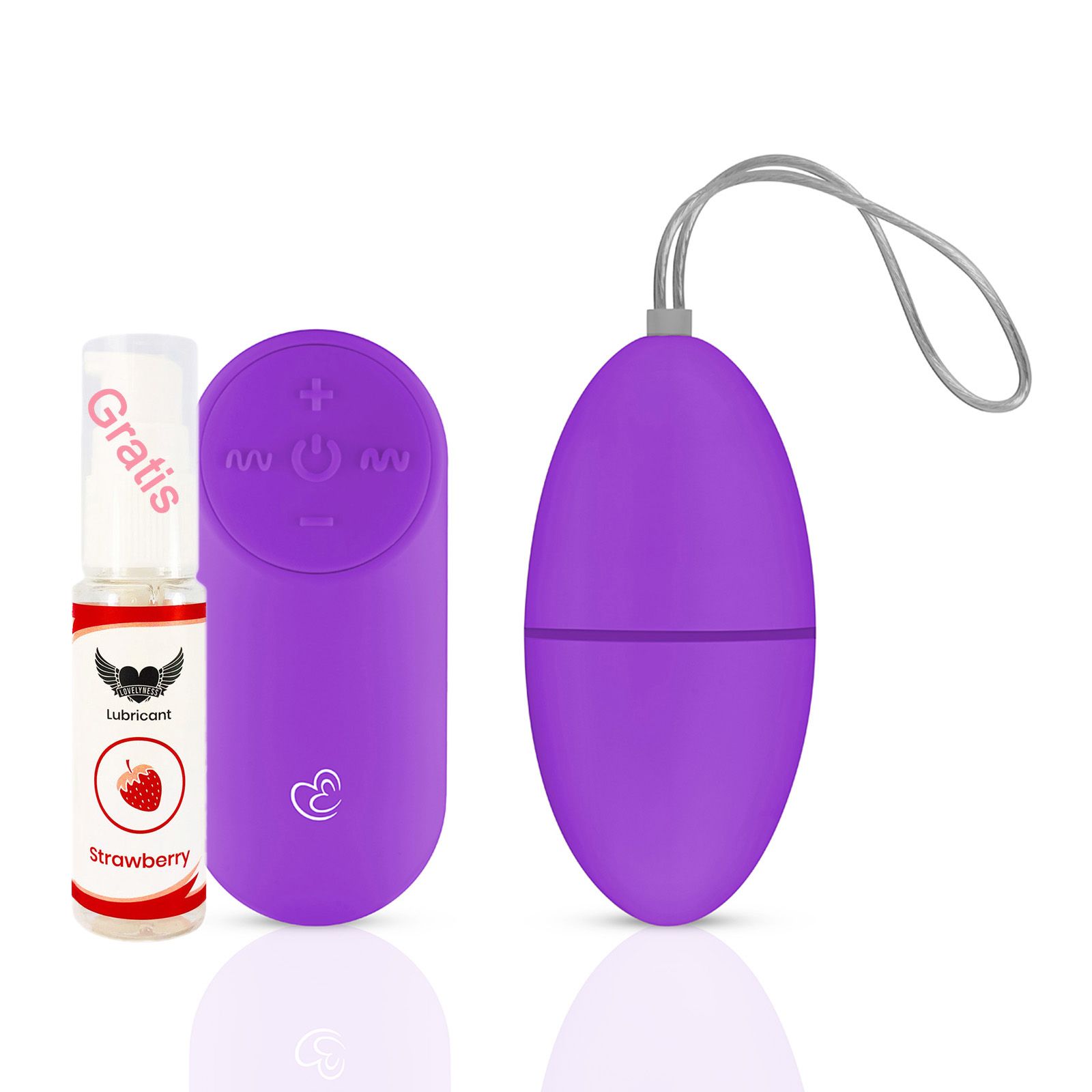 Easytoys - Vibro Ei Vibrator mit Fernbedienung - Lila