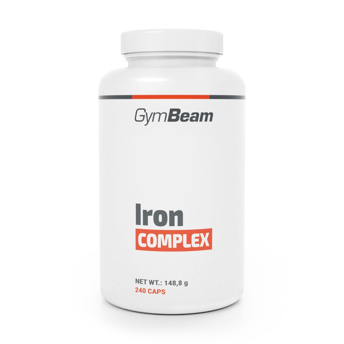 GymBeam Iron Complex Eisen Zink Vitamin C Kapseln 240 St
