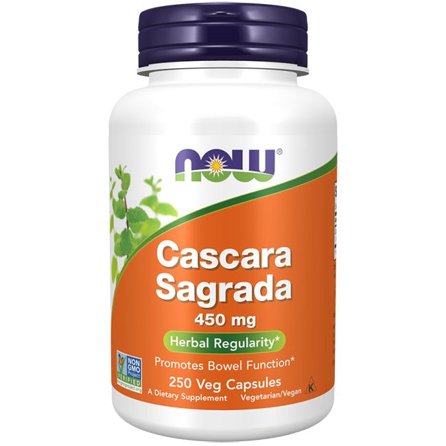 Now Foods Cascara Sagrada 450 mg 250 Pc
