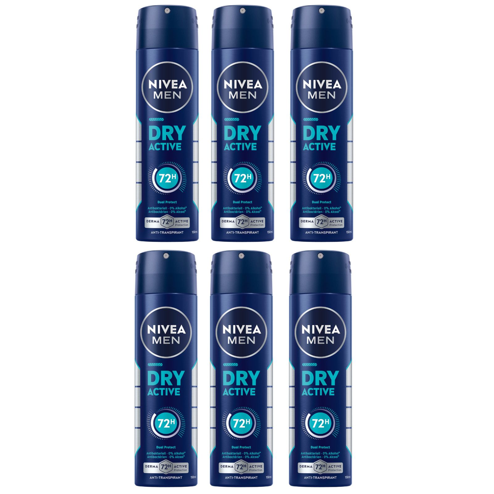 NIVEA Deodorant Men Dry Active Deo Spray