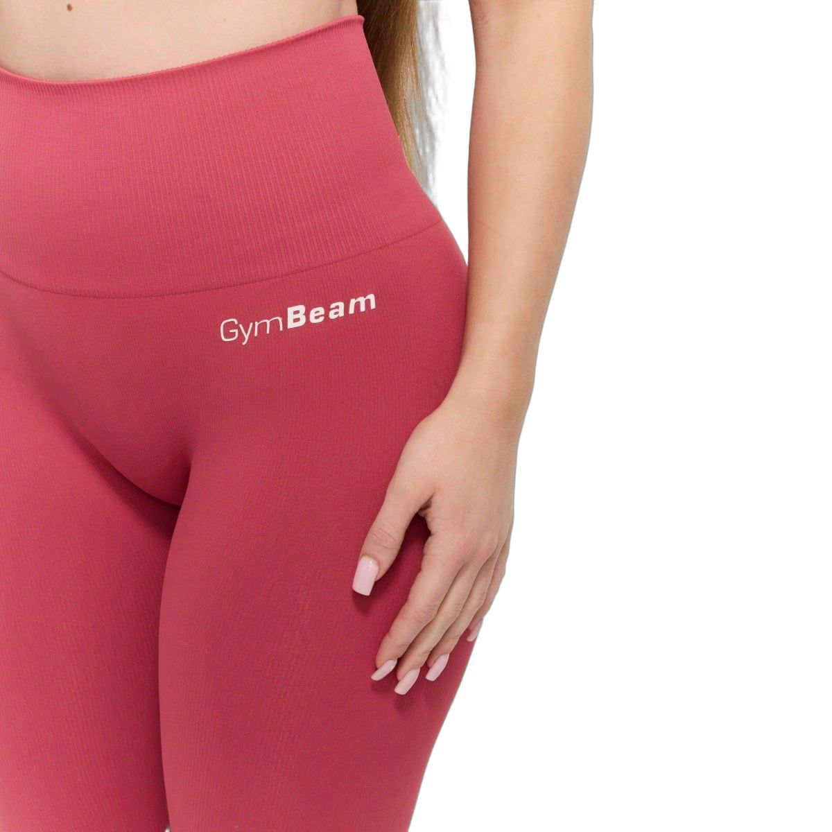 GymBeam Leggings Damen nahtlos mit hoher Taille in Bloom