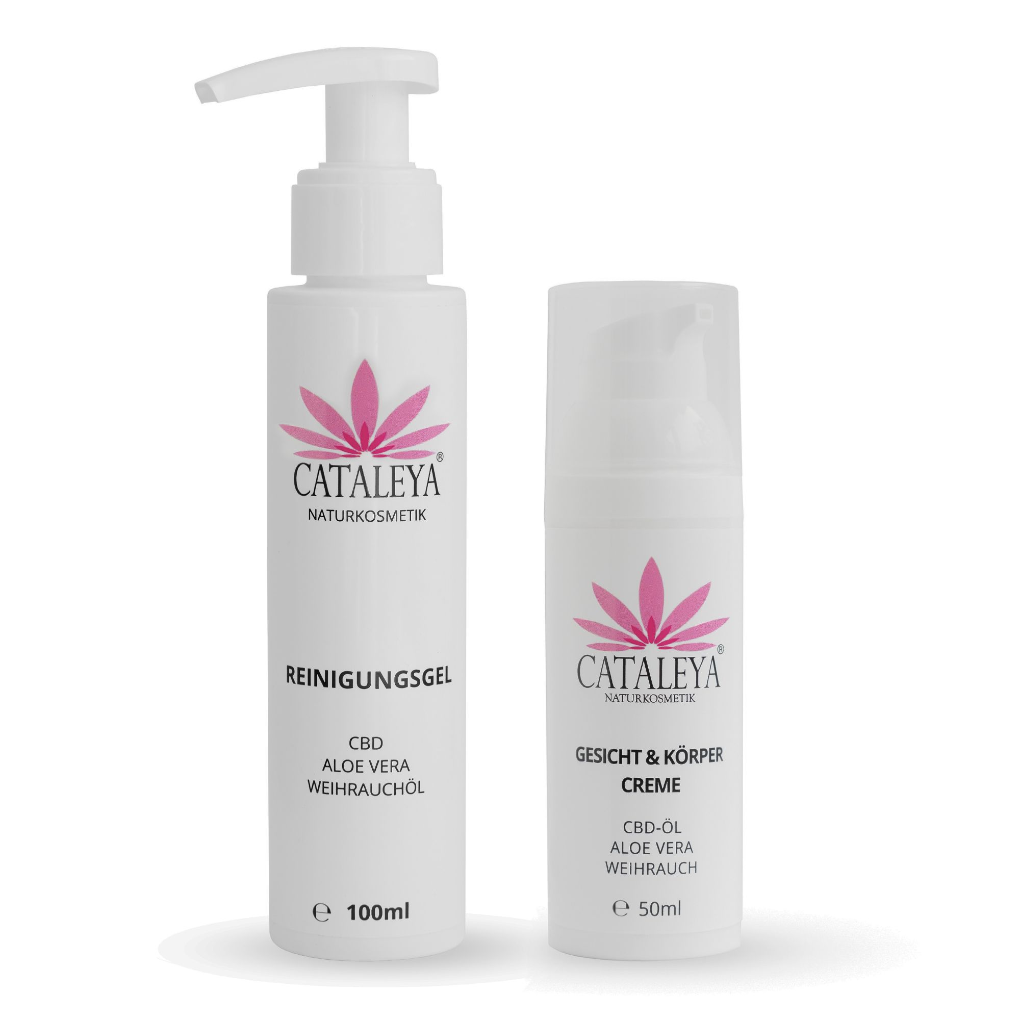 CATALEYA Gesichtscreme und Reinigung - Naturkosmetik Set