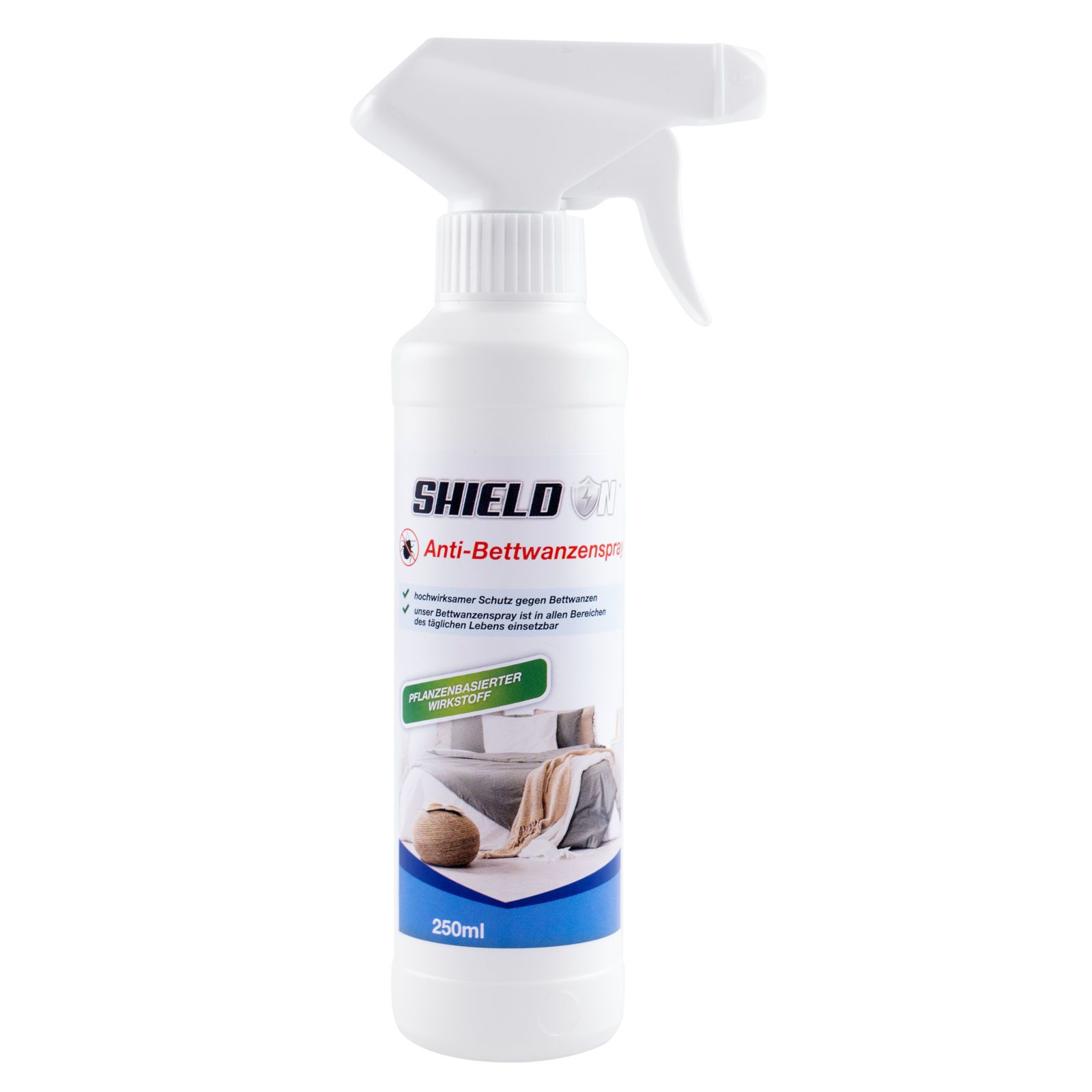 ShieldOn Anti-Bettwanzenspray - hochwirksamer Schutz gegen Bettwanzen