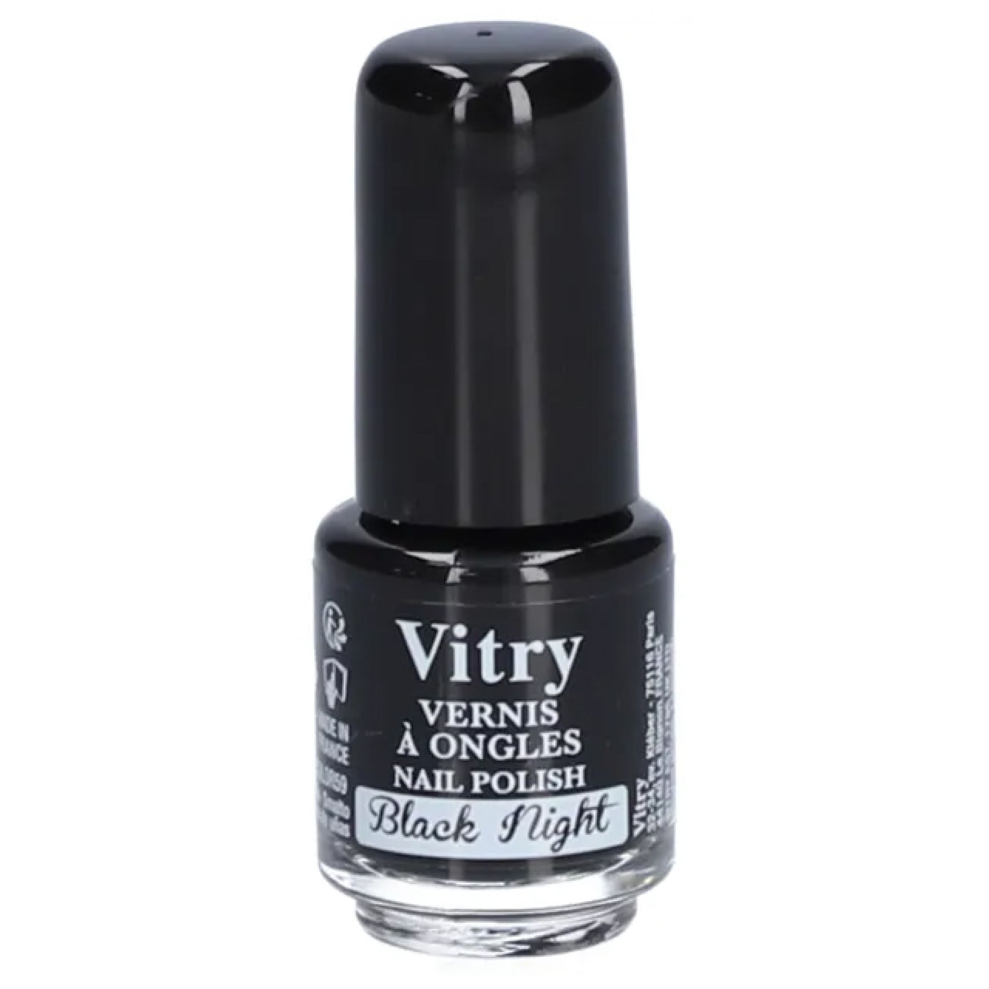 Vitry Mini Nagellack black night 4 ml