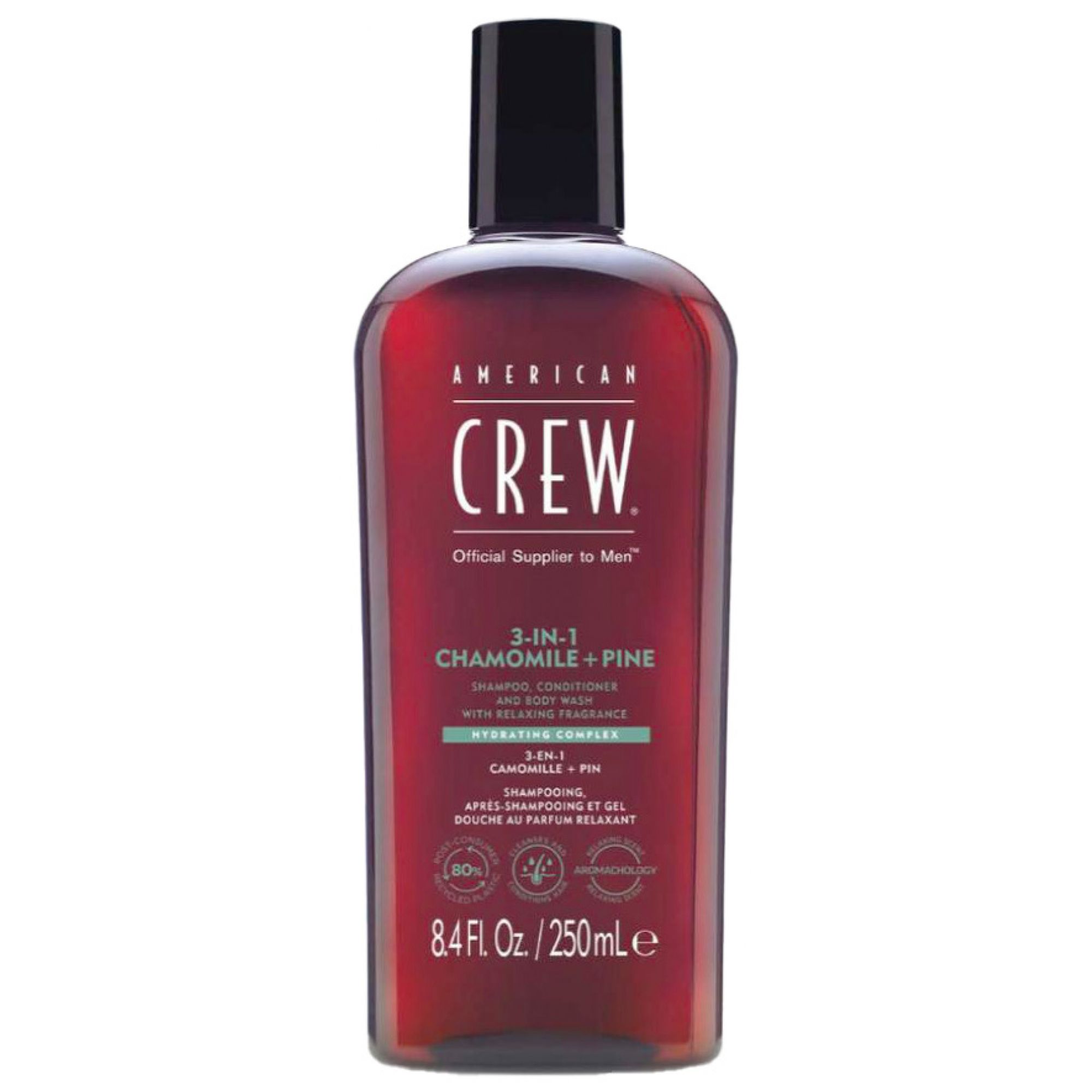 American Crew 3in1 Kamille + Kiefer Entspannende Feuchtigkeitspflege